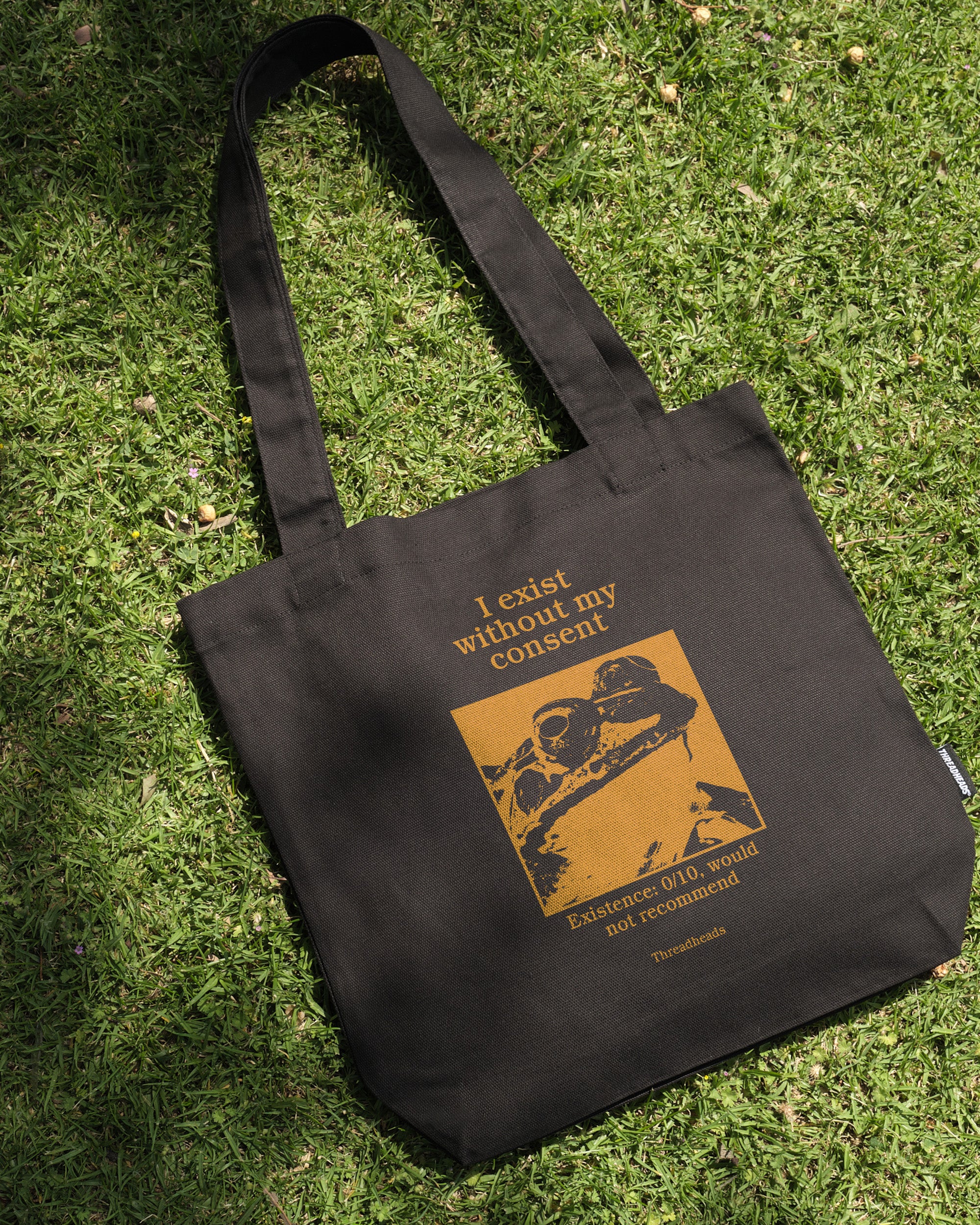 I Exist Without My Consent Tote Bag Australia Online Threadheads