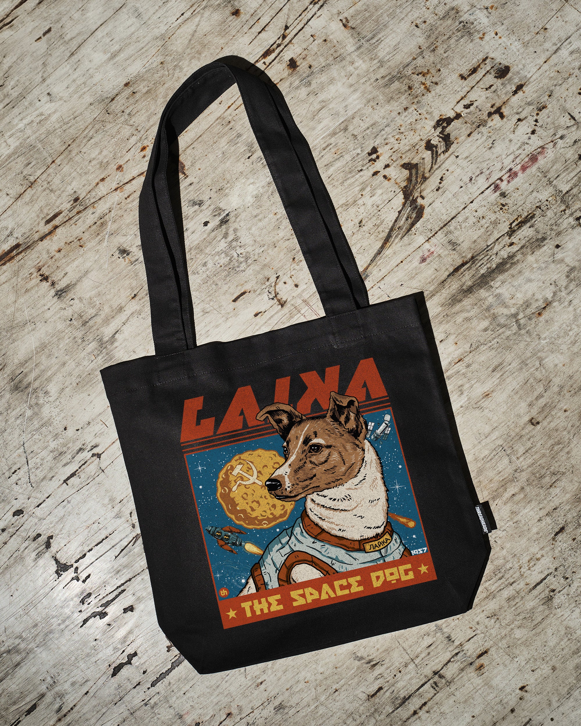 Laika the Space Dog Tote Bag Australia Online