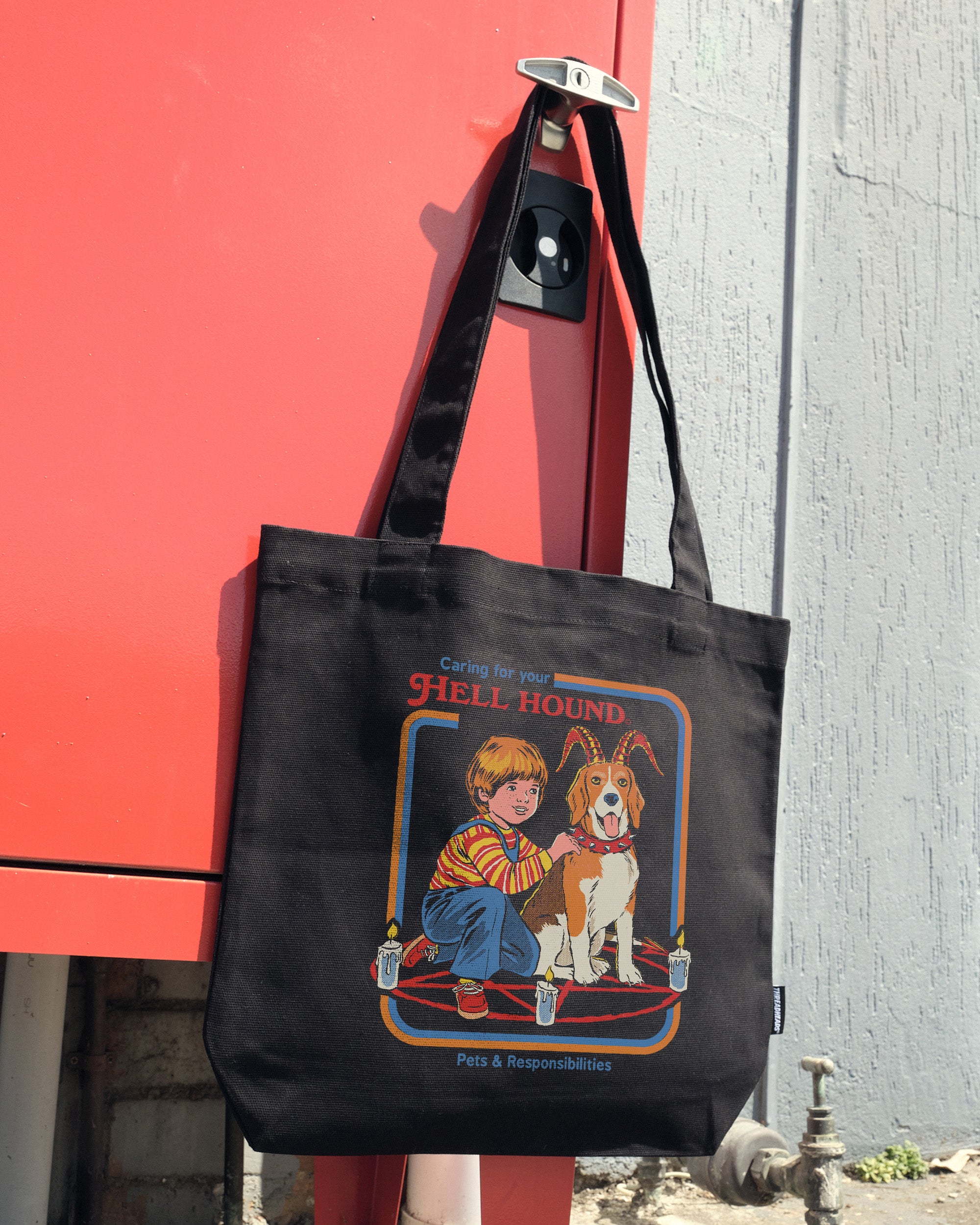 Caring For Your Hell Hound Tote Bag