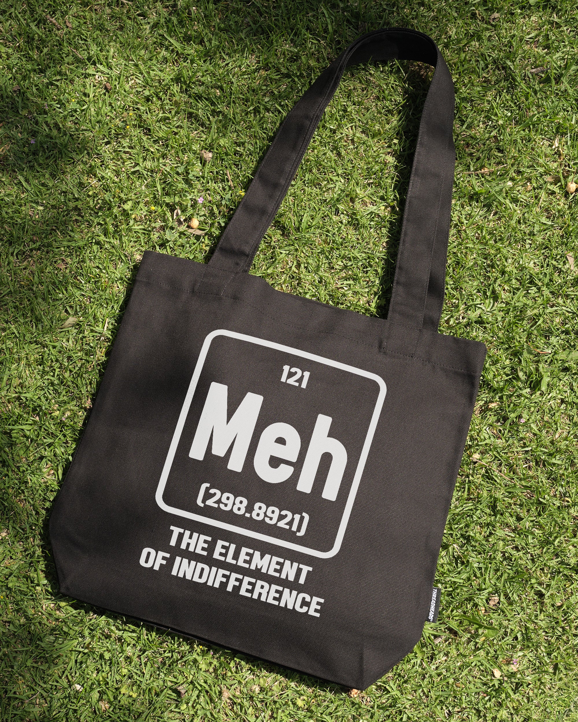 Meh The Element of Indifference Tote Bag