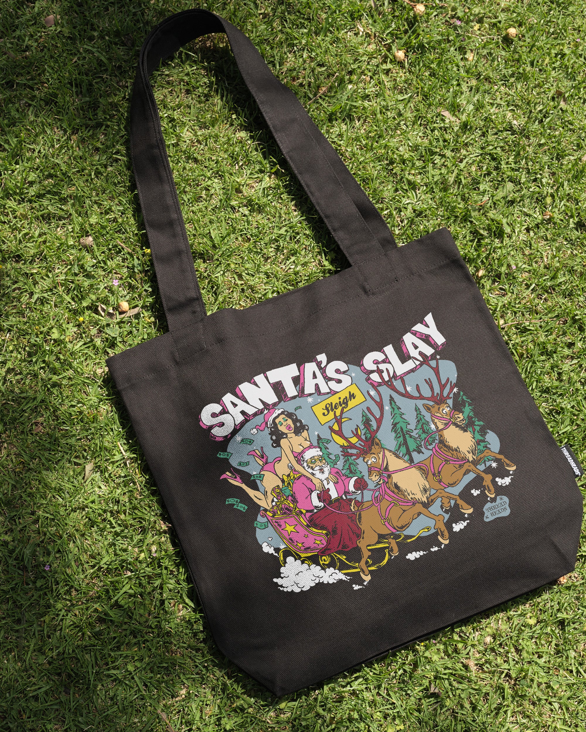 Santa Slay Tote Bag