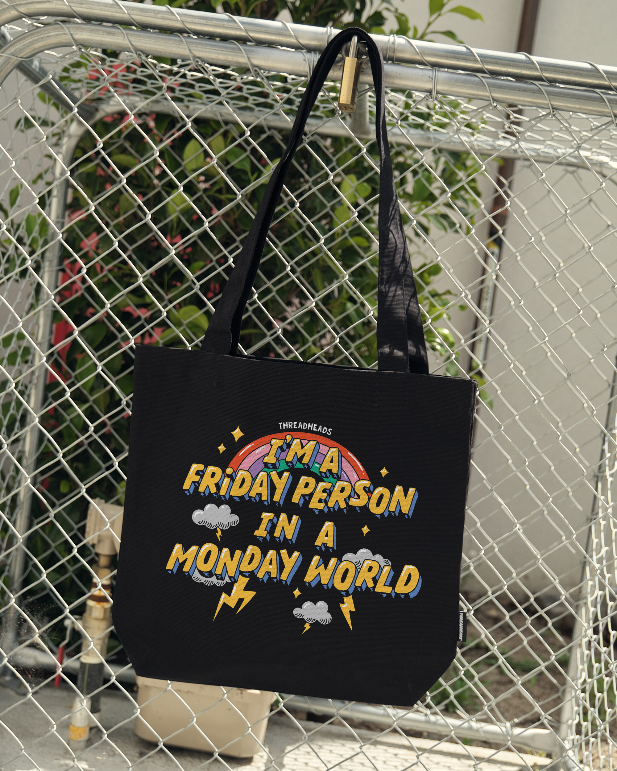 Friday Person Tote Bag