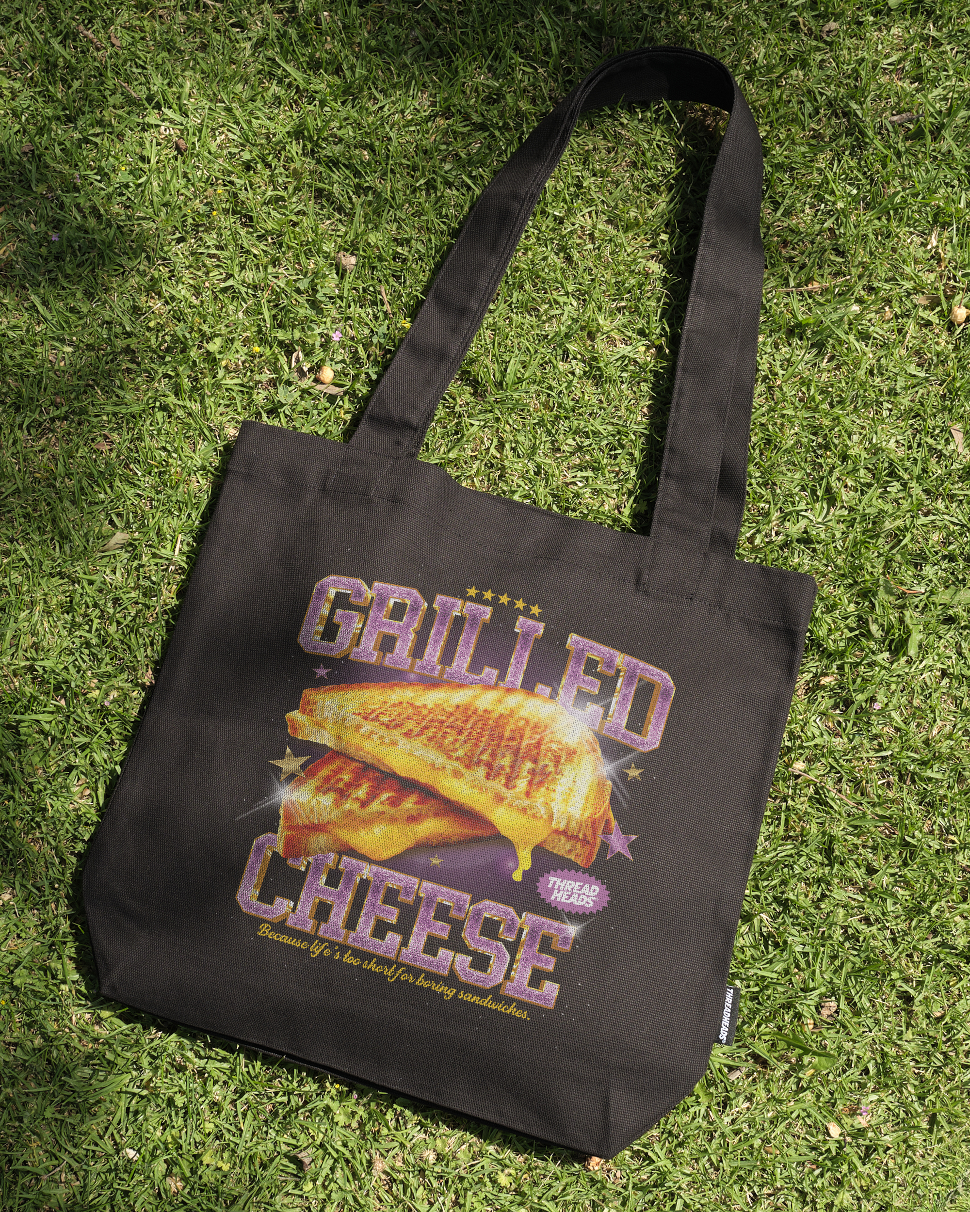 Grilled Cheese Tote Bag Australia Online Black