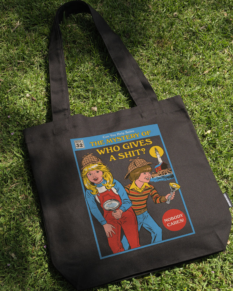 The Mystery of Who Gives a Sh-t Tote Bag | Official Steven Rhodes Merch ...