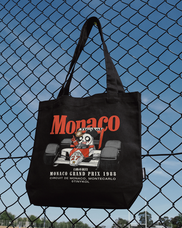 Monaco Racing Tote Bag | Designed by TINYKOL