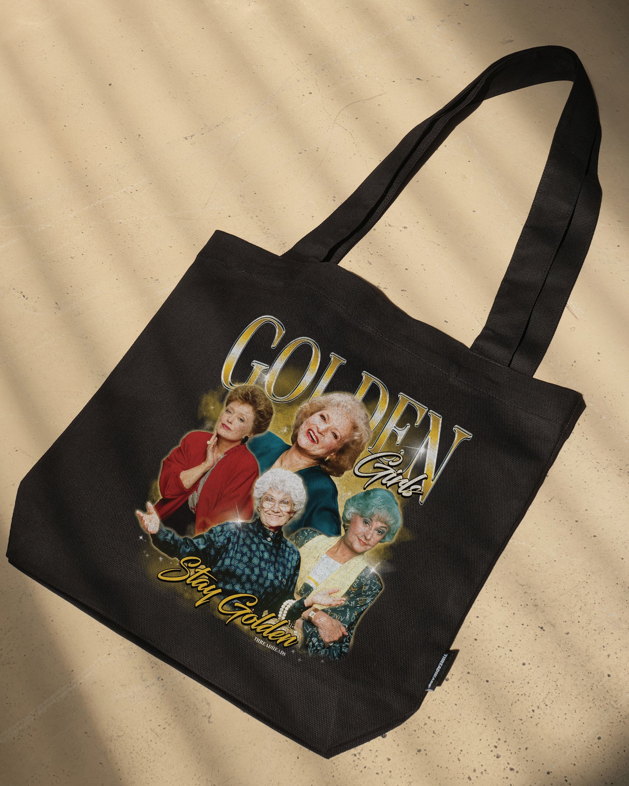 Vintage Golden Girls Tote Bag Australia Online Black