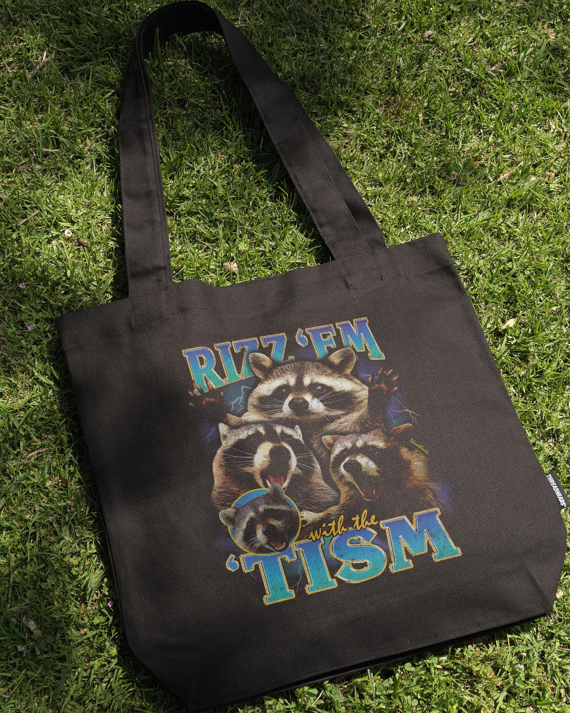 Rizz 'Em With the 'Tism Tote Bag Australia Online Black