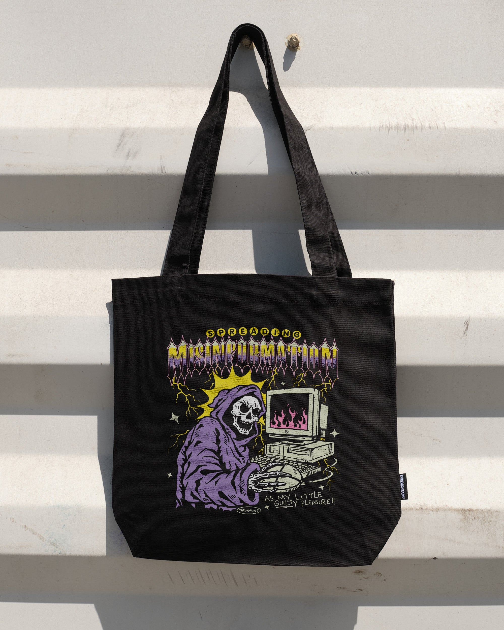 Spreading Misinformation Tote Bag Australia Online Black