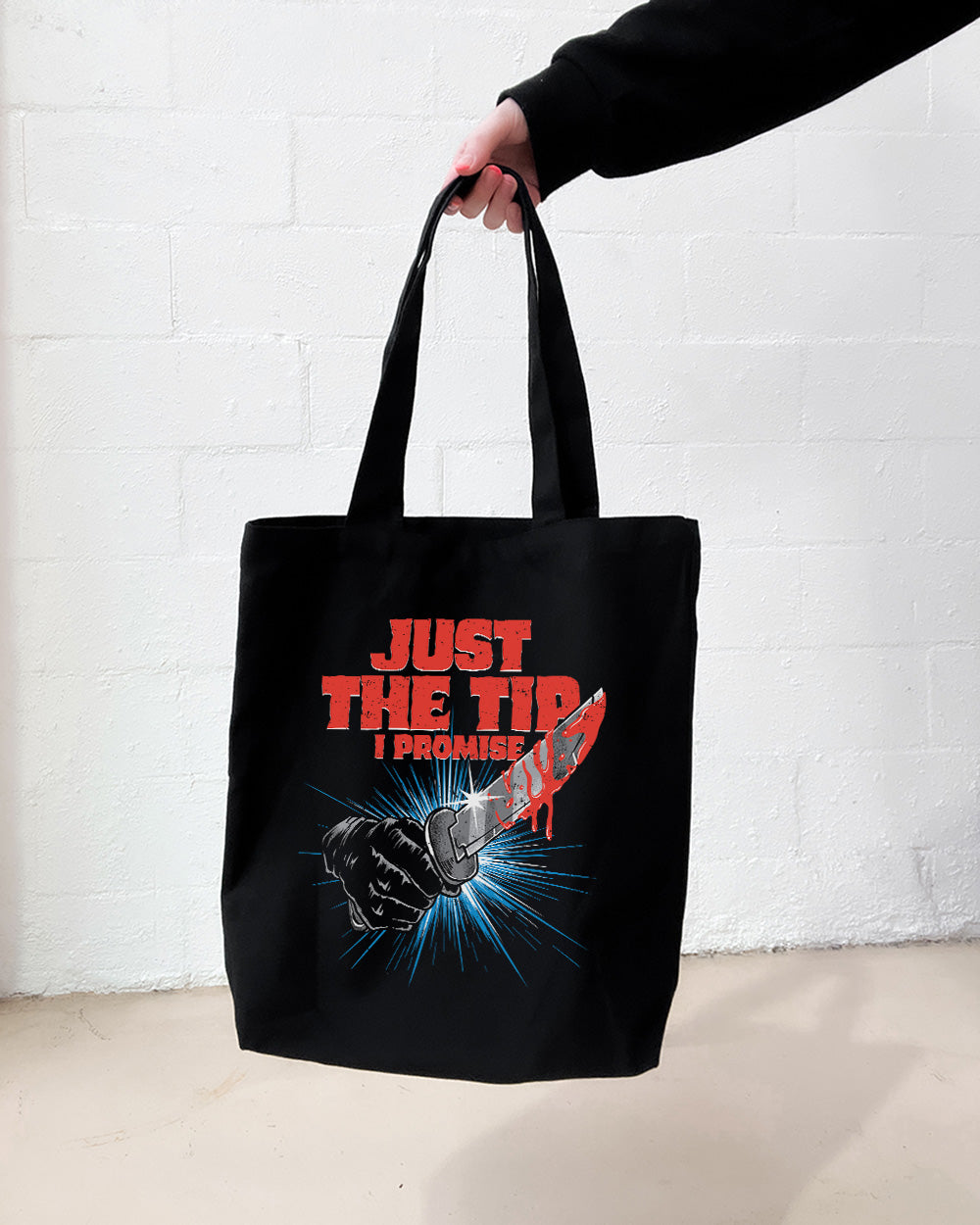 Just The Tip Tote Bag Australia Online Black