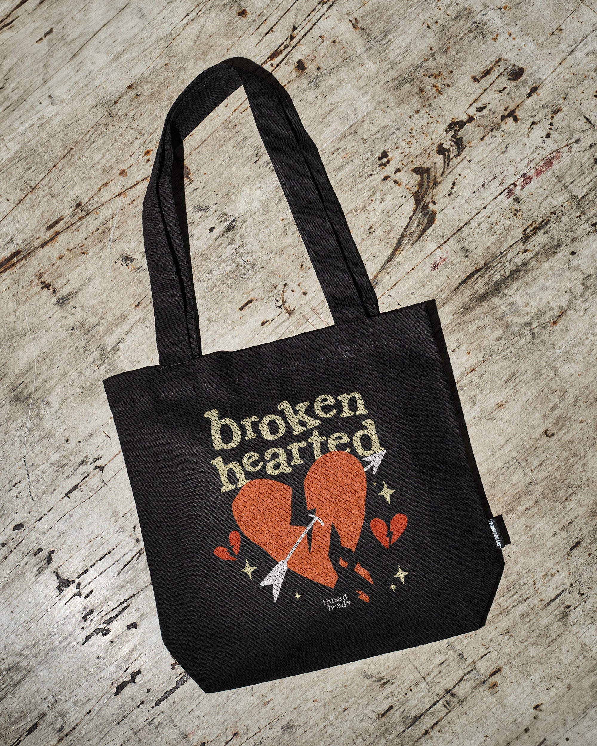 Broken Hearted Tote Bag Australia Online Black