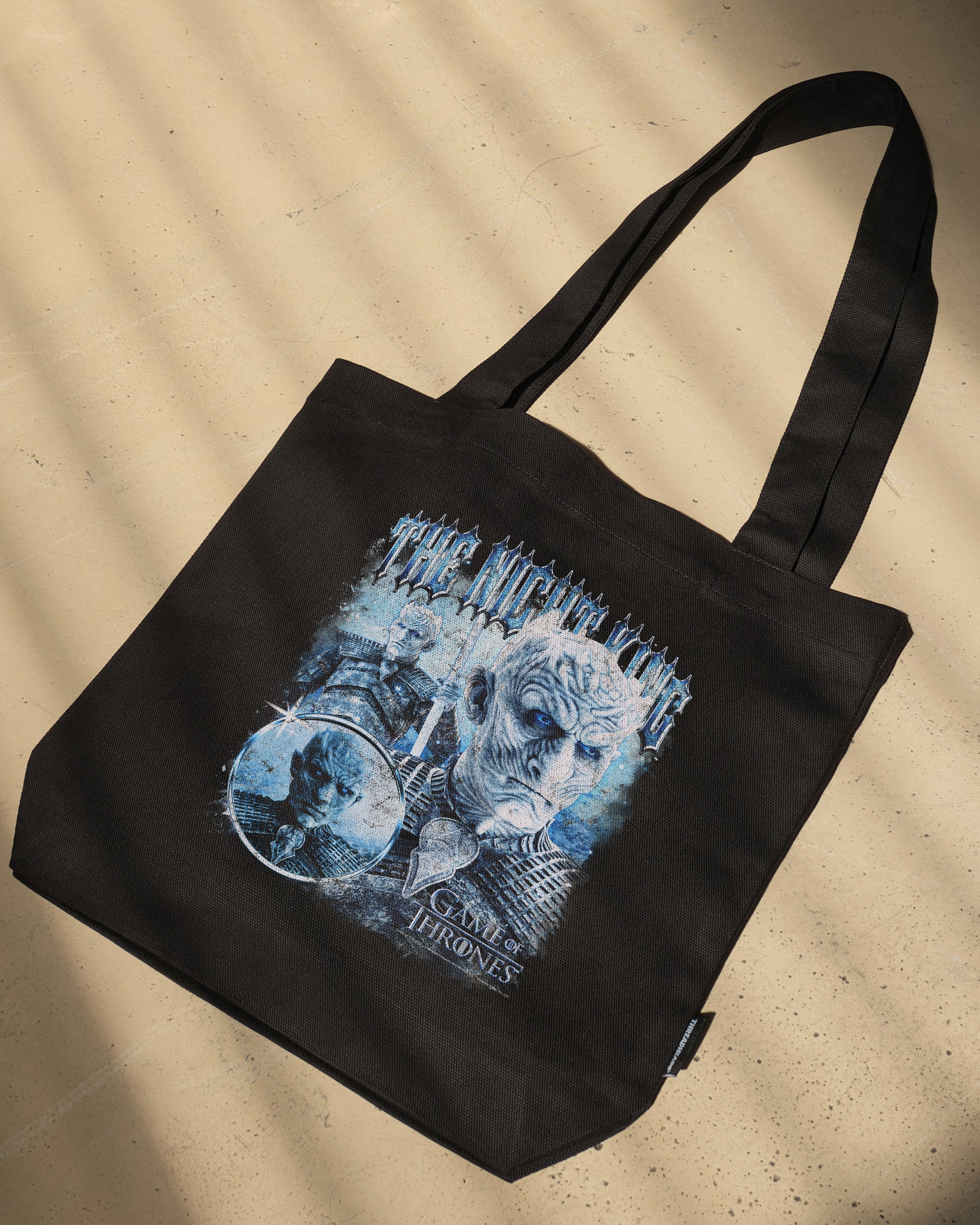 Vintage The Night King Tote Bag Australia Online Black