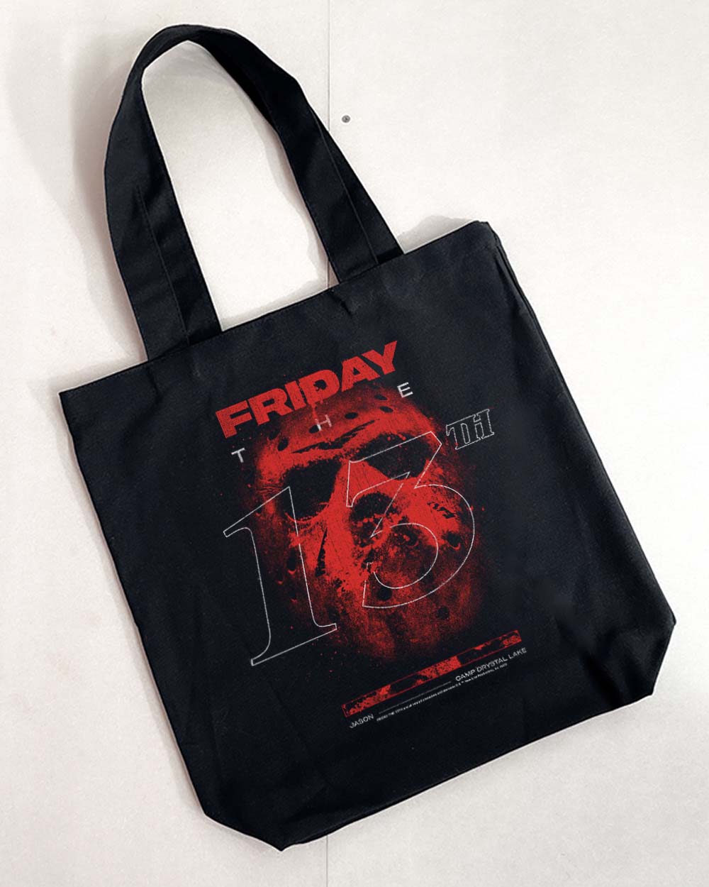 Friday the 13th Mask Tote Bag Australia Online Black