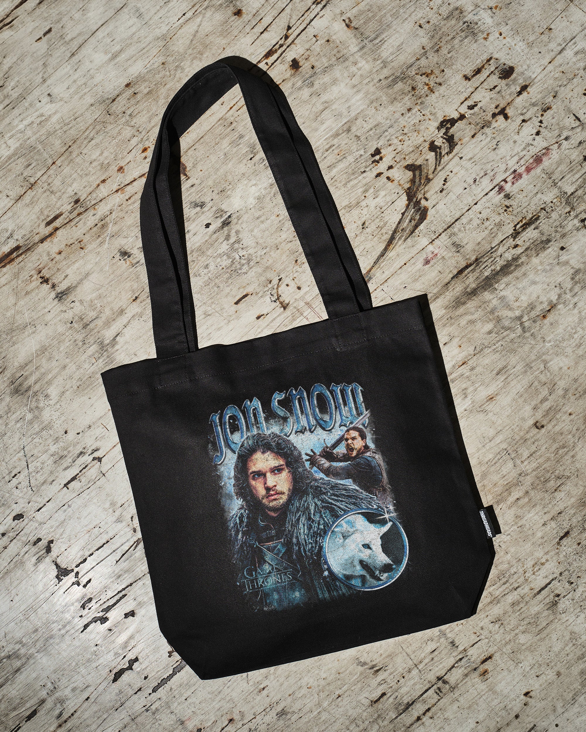 Vintage Jon Snow Tote Bag Australia Online Black