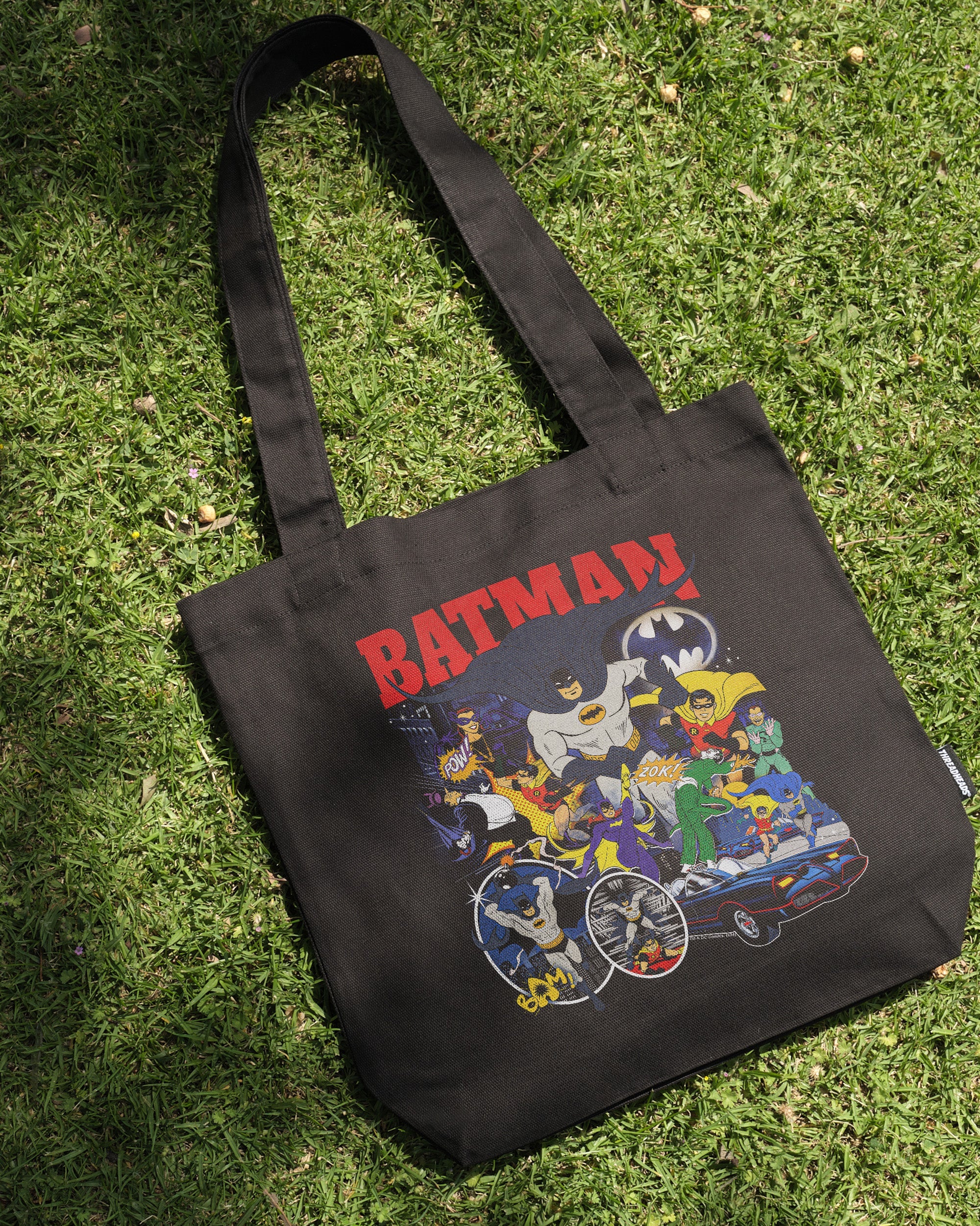 Batman Animated Bootleg Tote Bag Australia Online Black