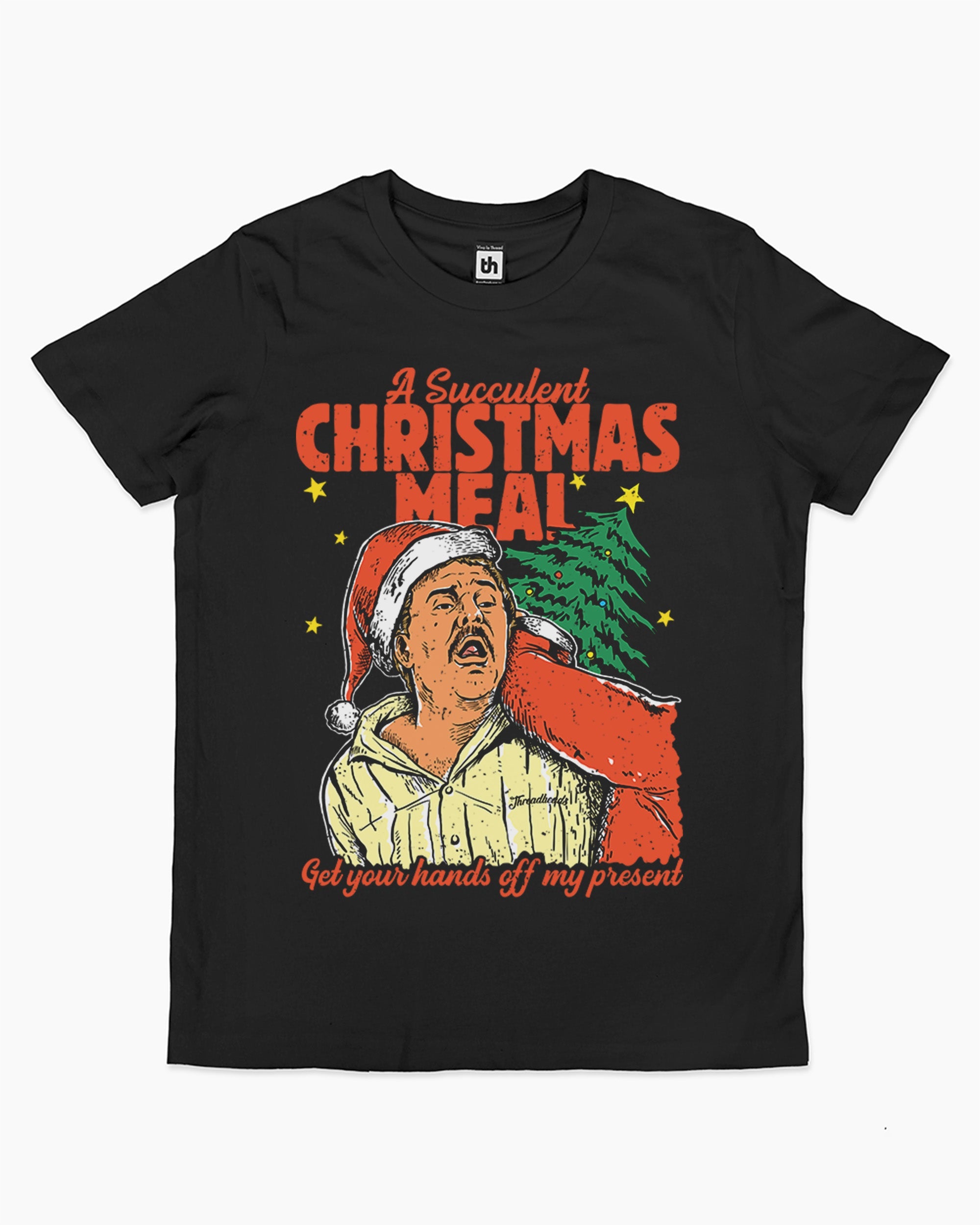 Succulent Chinese Christmas Kids T-Shirt Australia Online Black