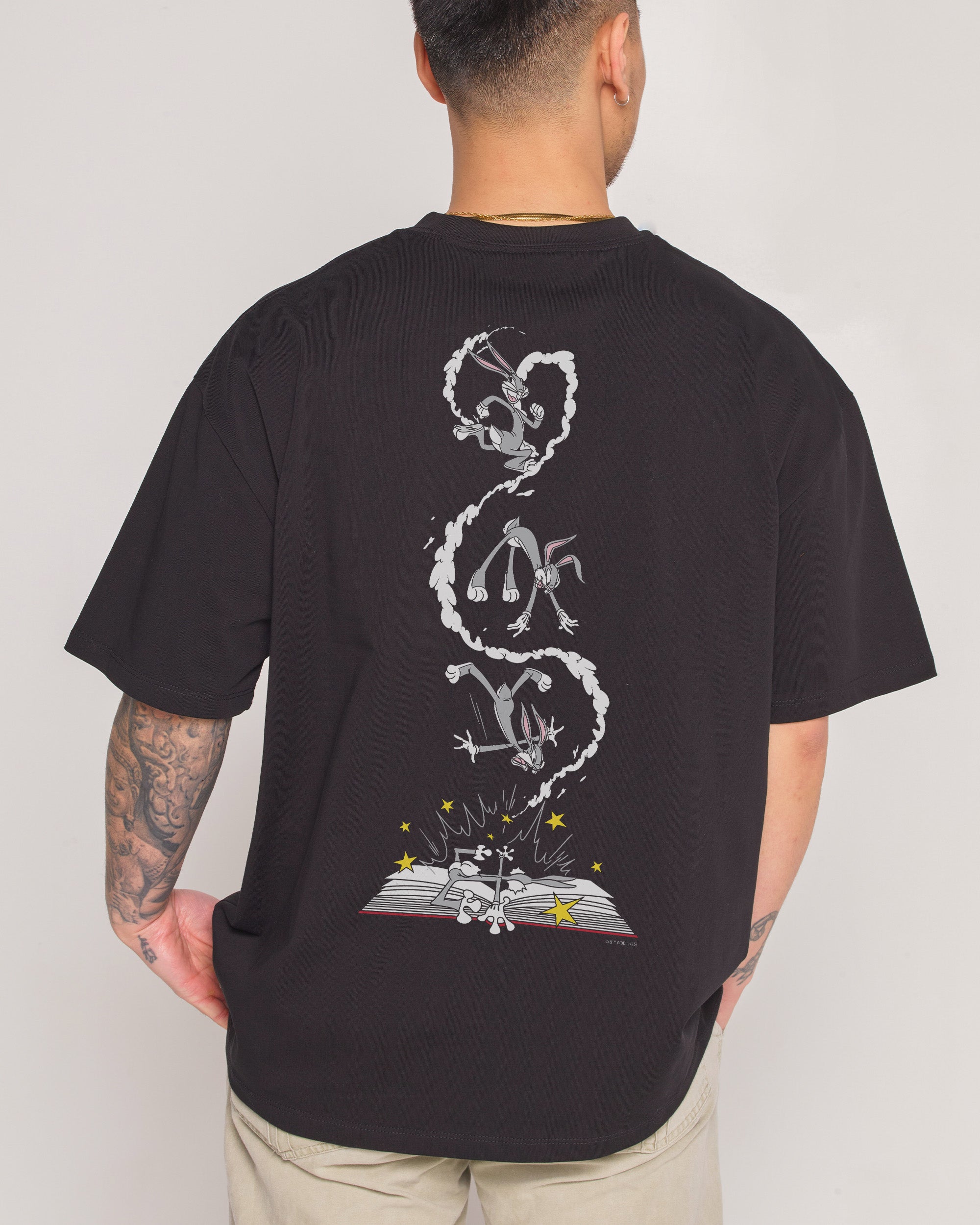 Bugs Bunny Book Crash Oversized Tee Australia Threadheads Online