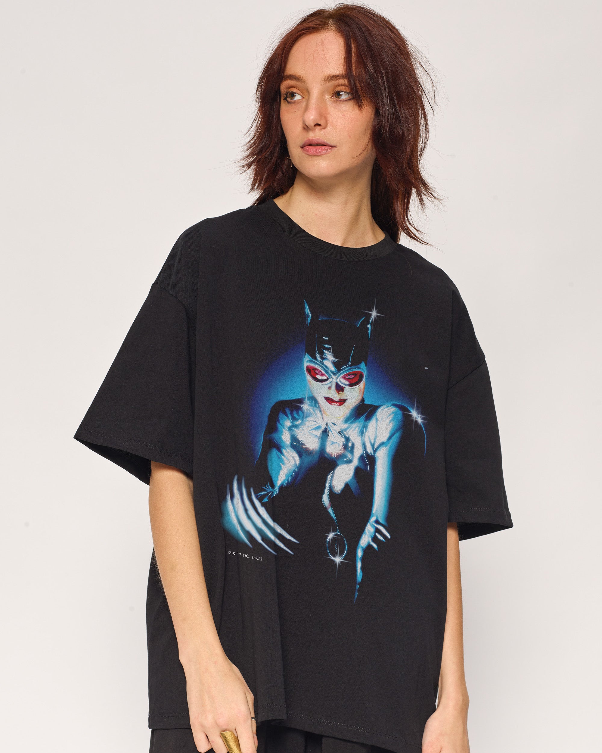 Catwoman Oversized Tee | Vintage Heavy Oversized Tee USA