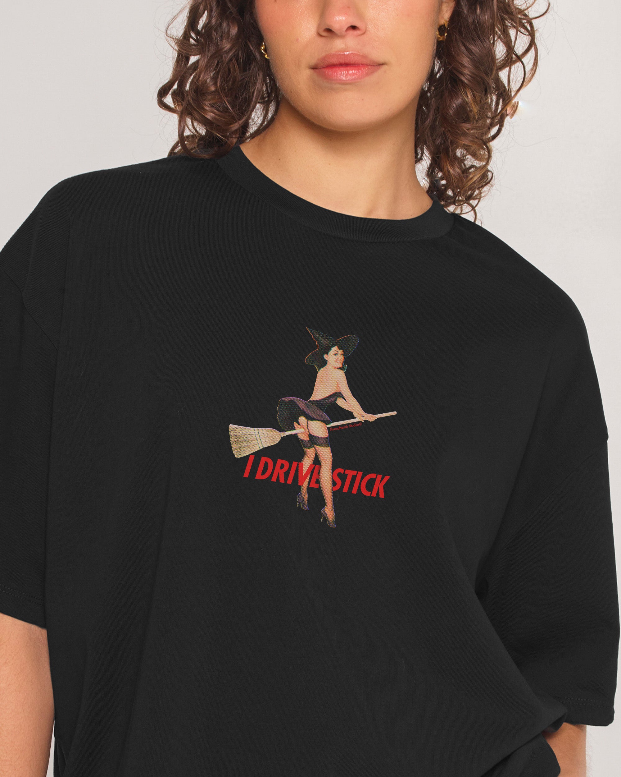I Drive Stick Oversized Tee