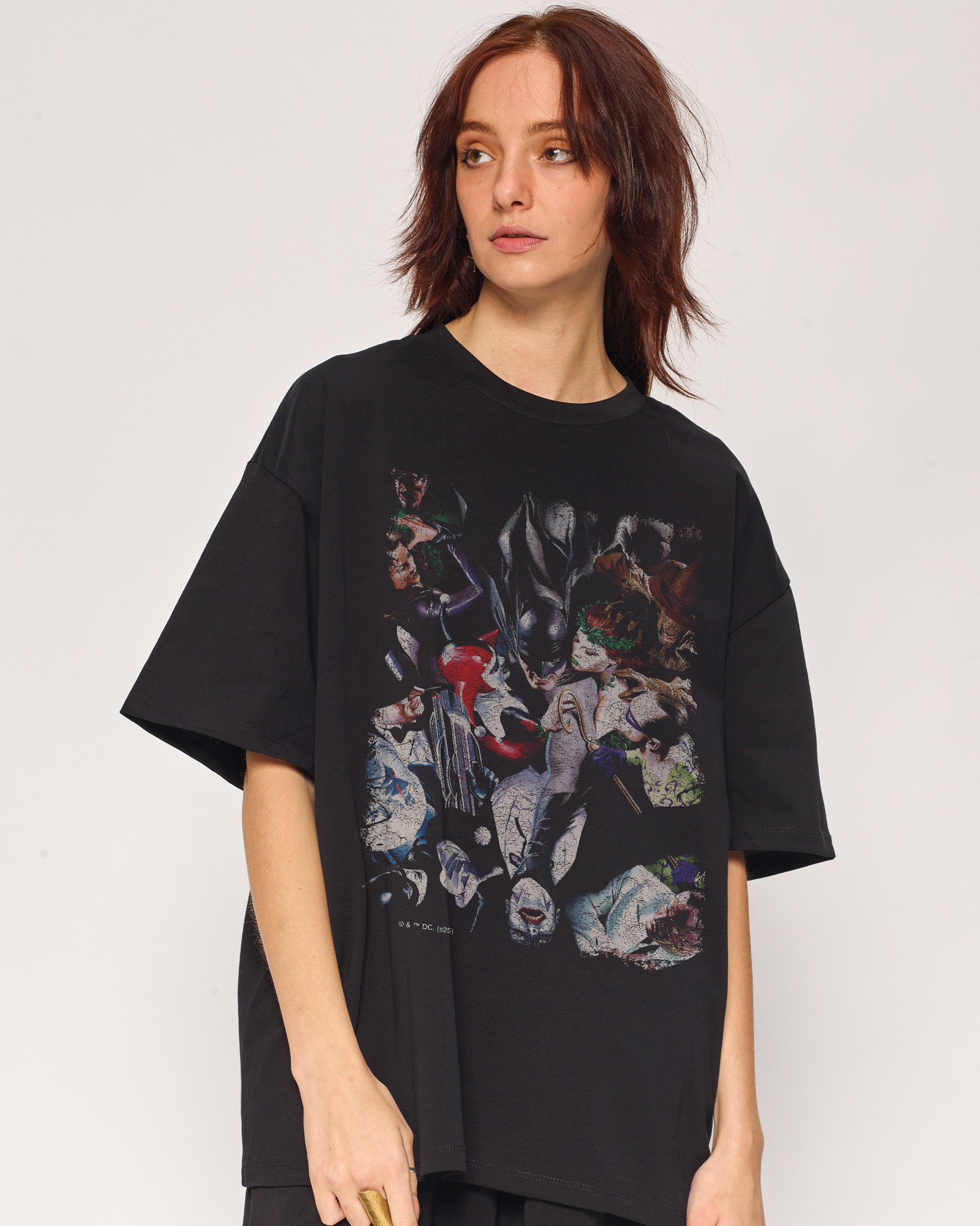 Batman Villains Compilation Oversized Tee Threadheads Australia Online