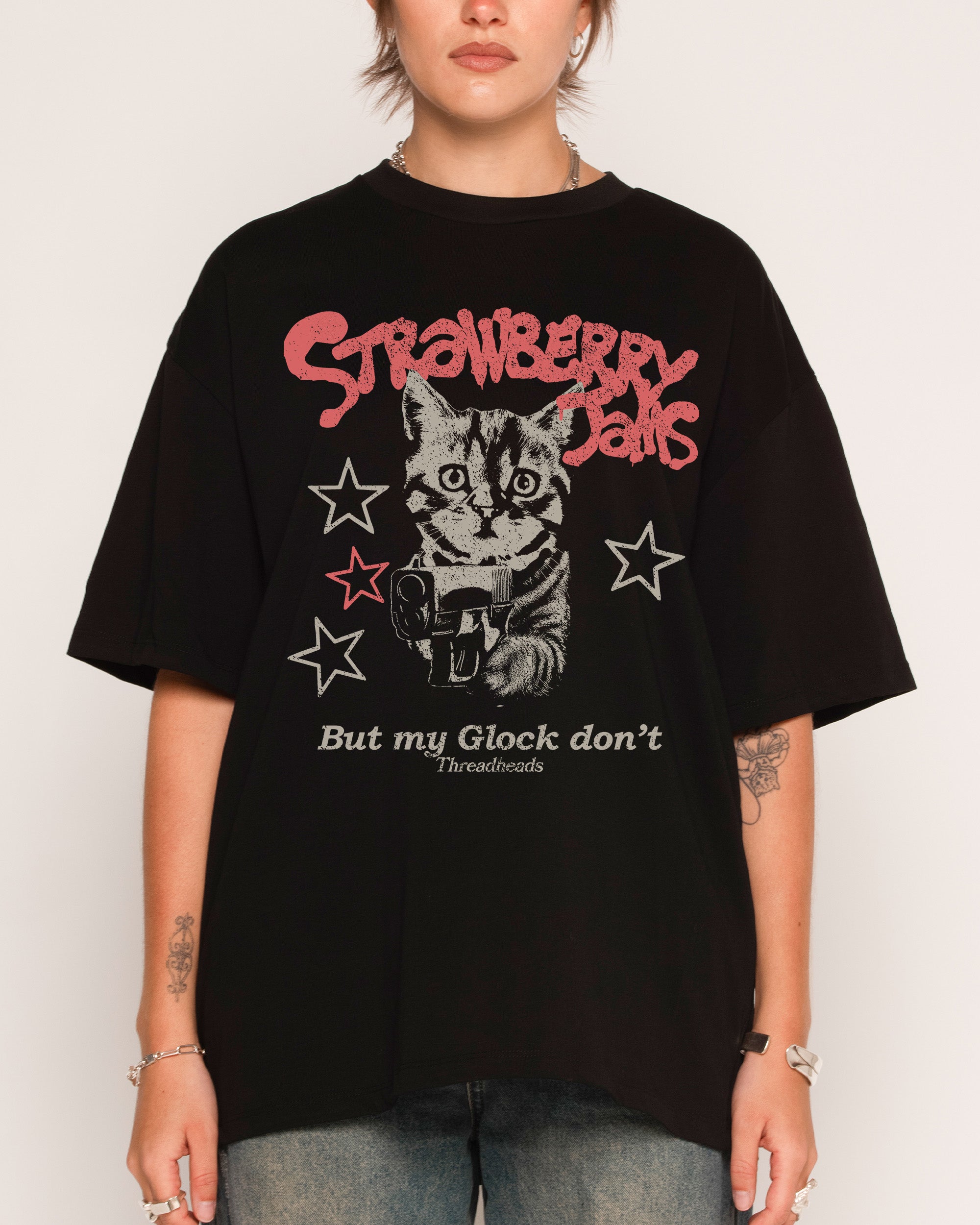 Strawberry Jams Oversized Tee Australia Threadheads Online