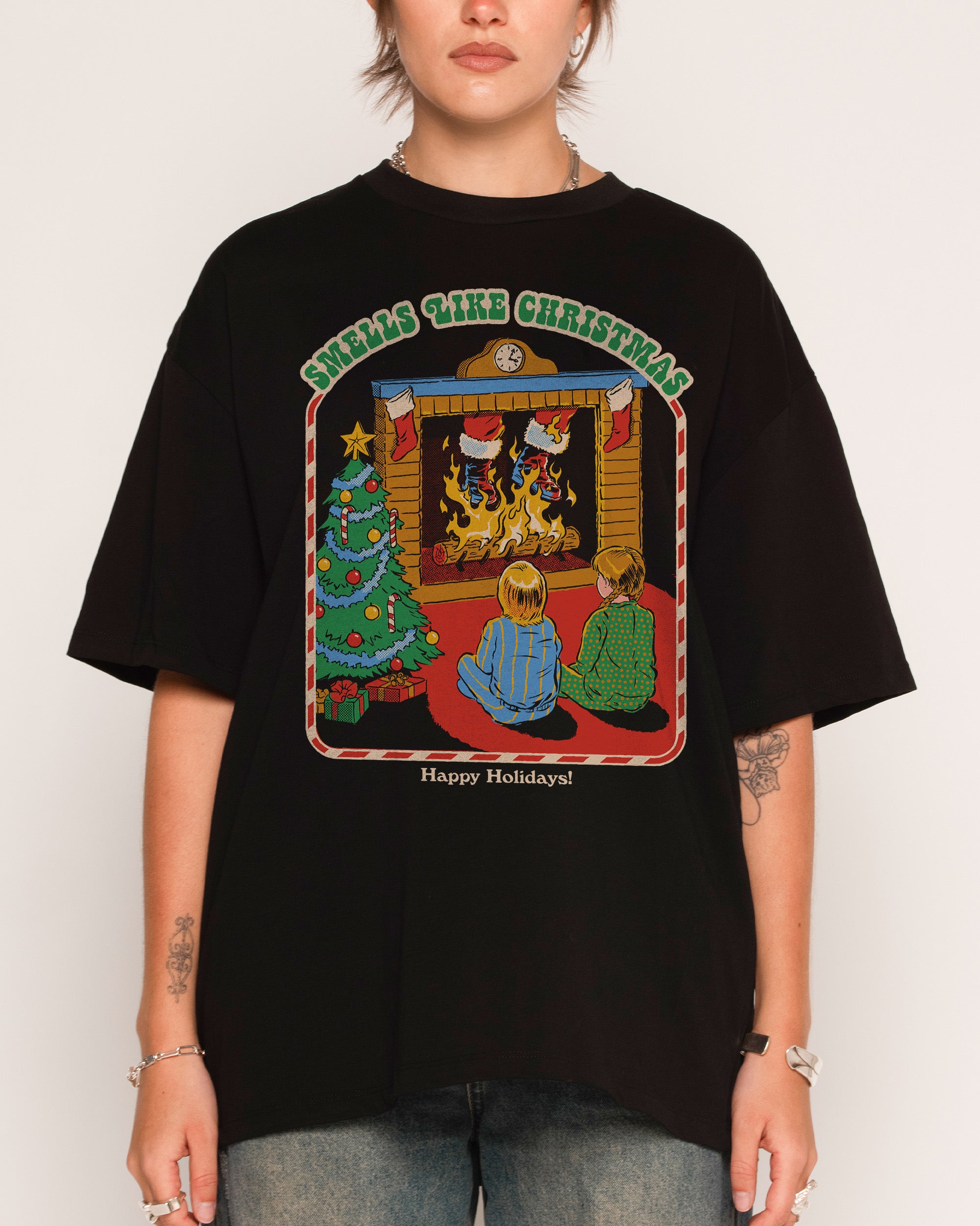 Smells Like Christmas Oversized Tee