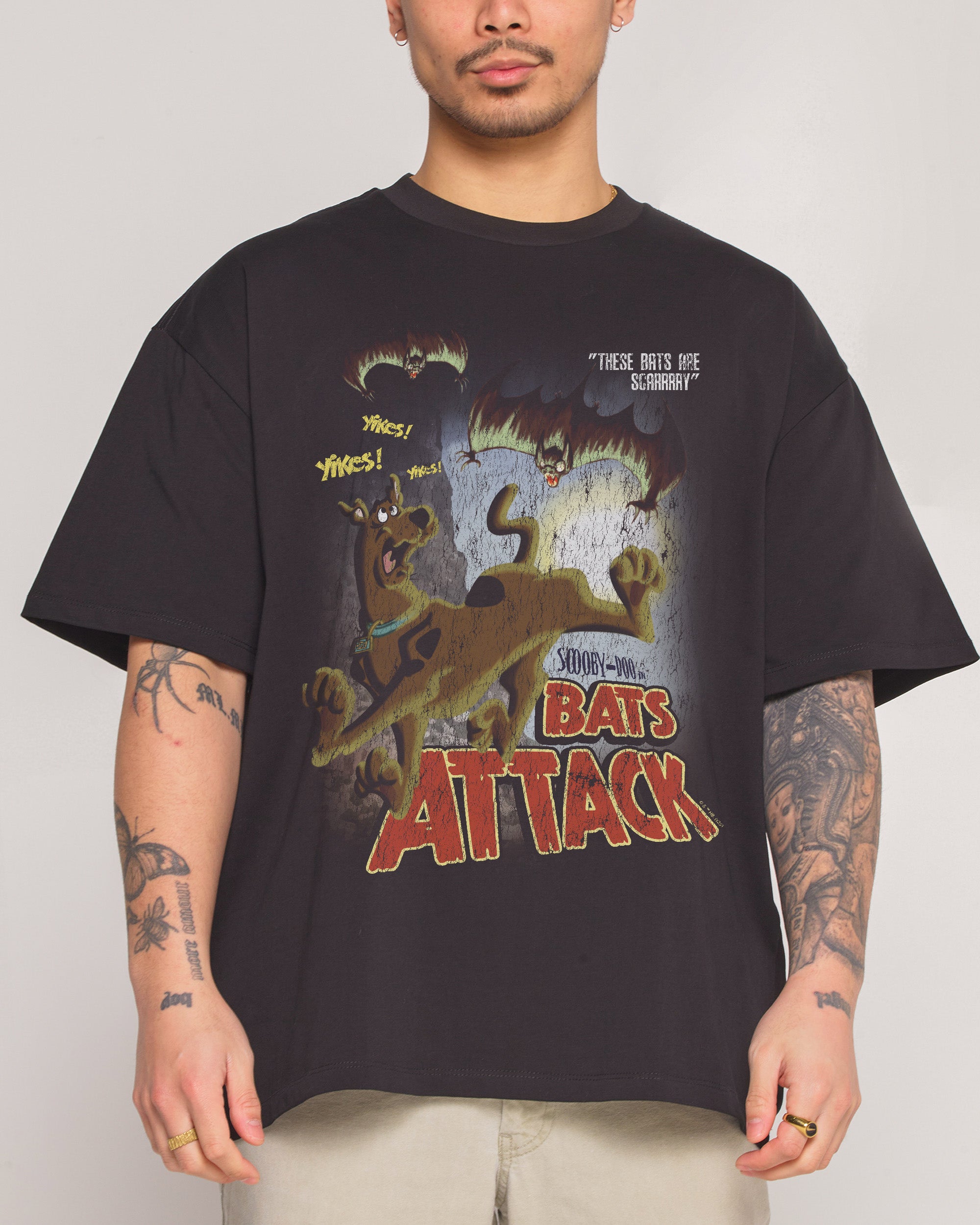 Scooby-Doo Bats Attack Oversized Tee Threadheads Australia Online