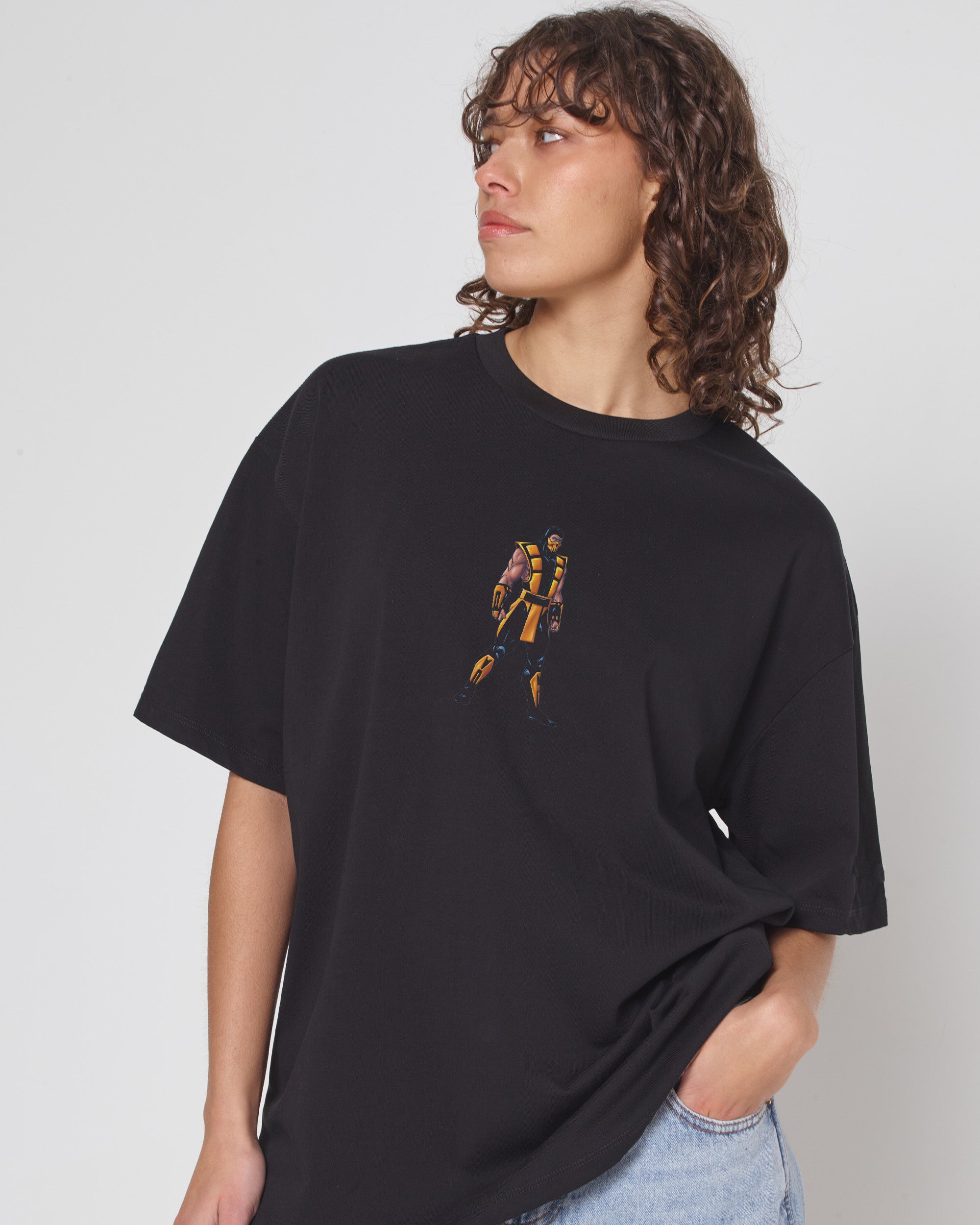 Scorpion Mortal Kombat Oversized Tee Threadheads Australia Online