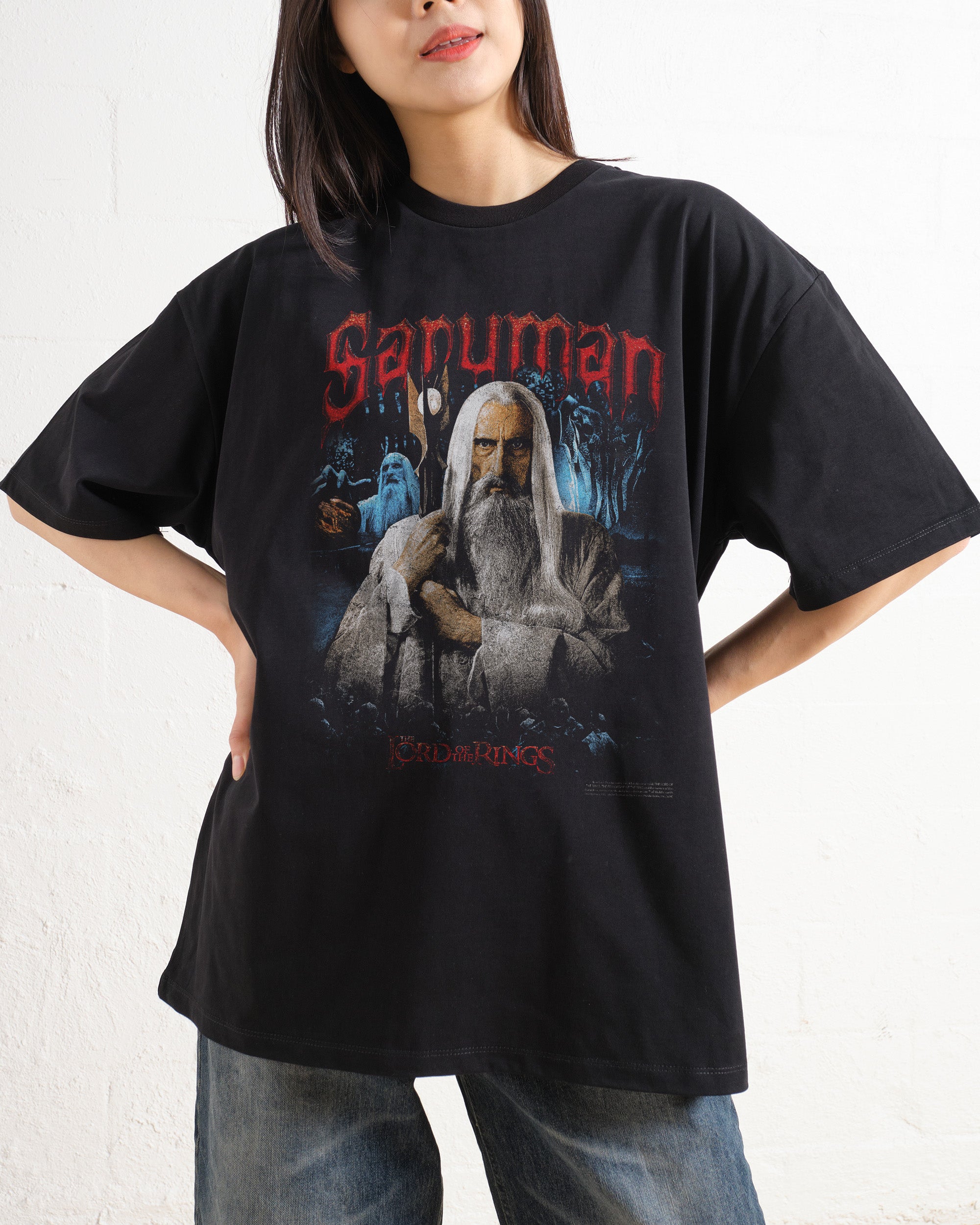 Vintage Saruman Oversized Tee Australia Online Threadheads