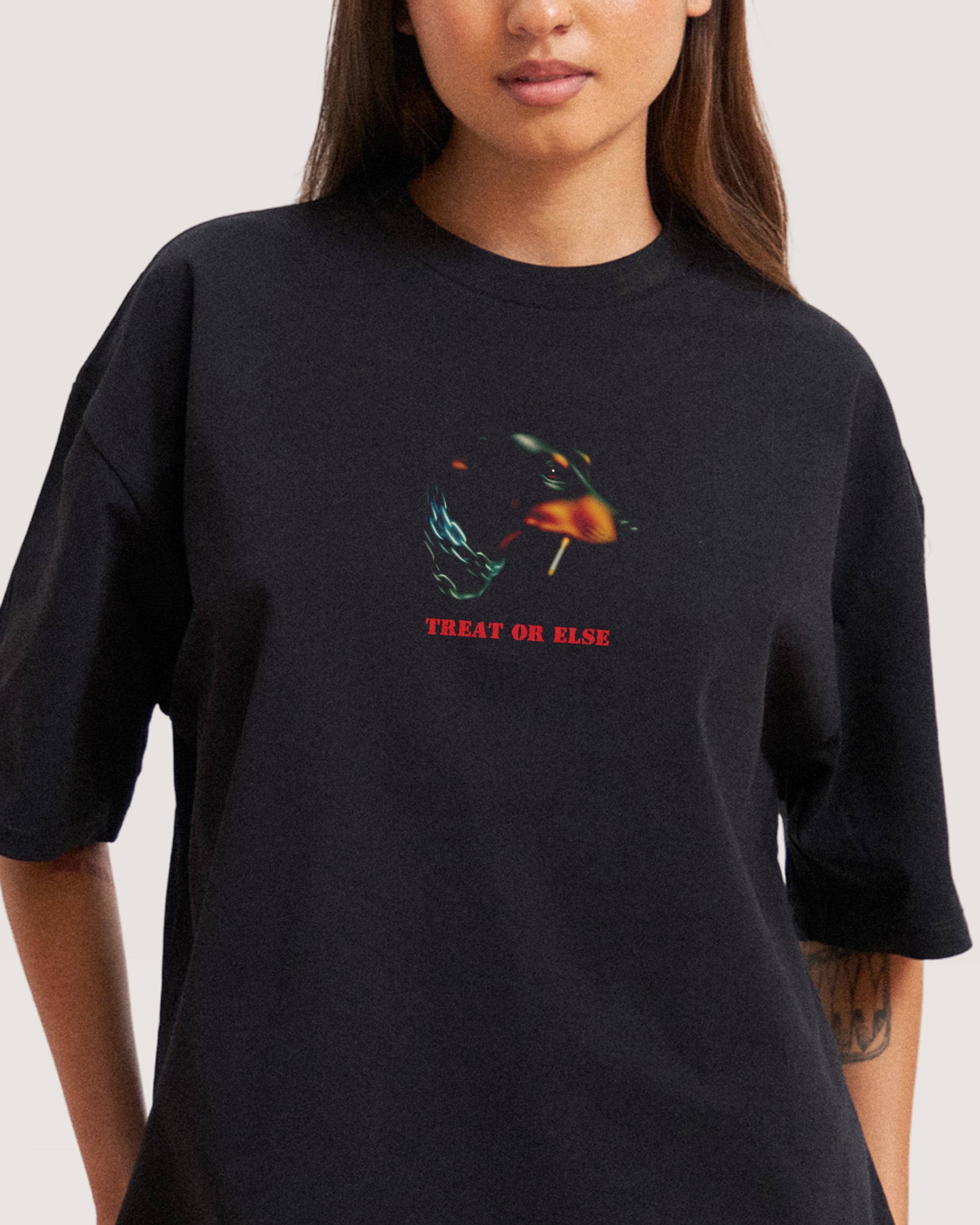 Treat or Else Oversized Tee Australia Threadheads Online
