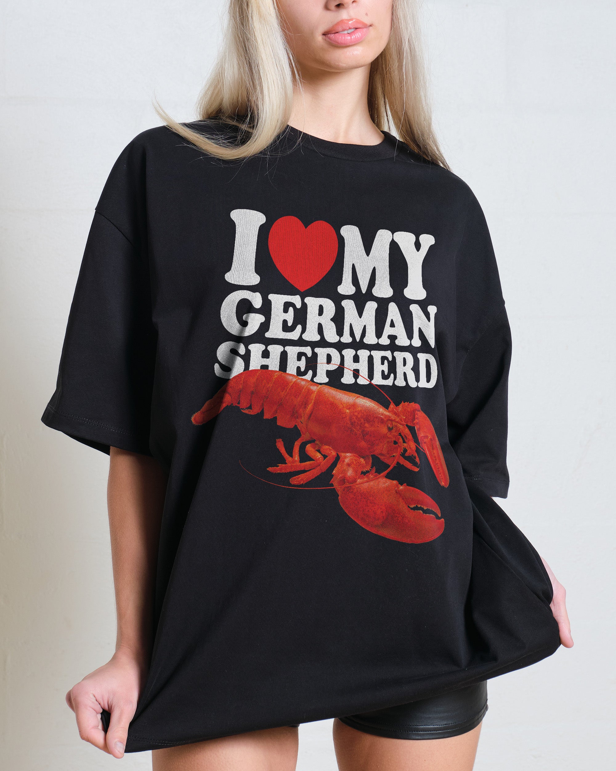 I Love My German Shepherd Oversized Tee Australia Online Threadheads