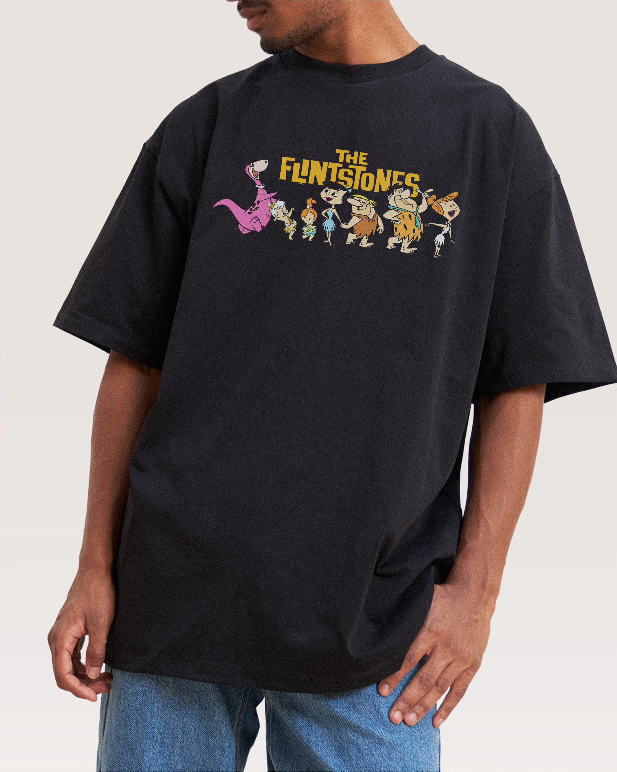 We're The Flintstones Oversized Tee Australia Threadheads Online