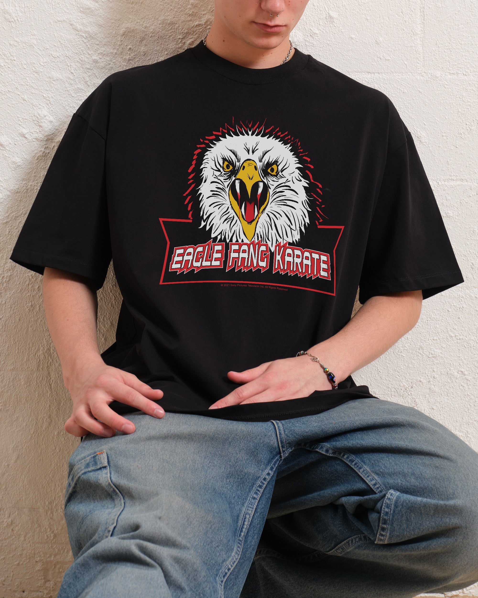 Eagle Fang Karate Logo Oversized Tee Australia Online