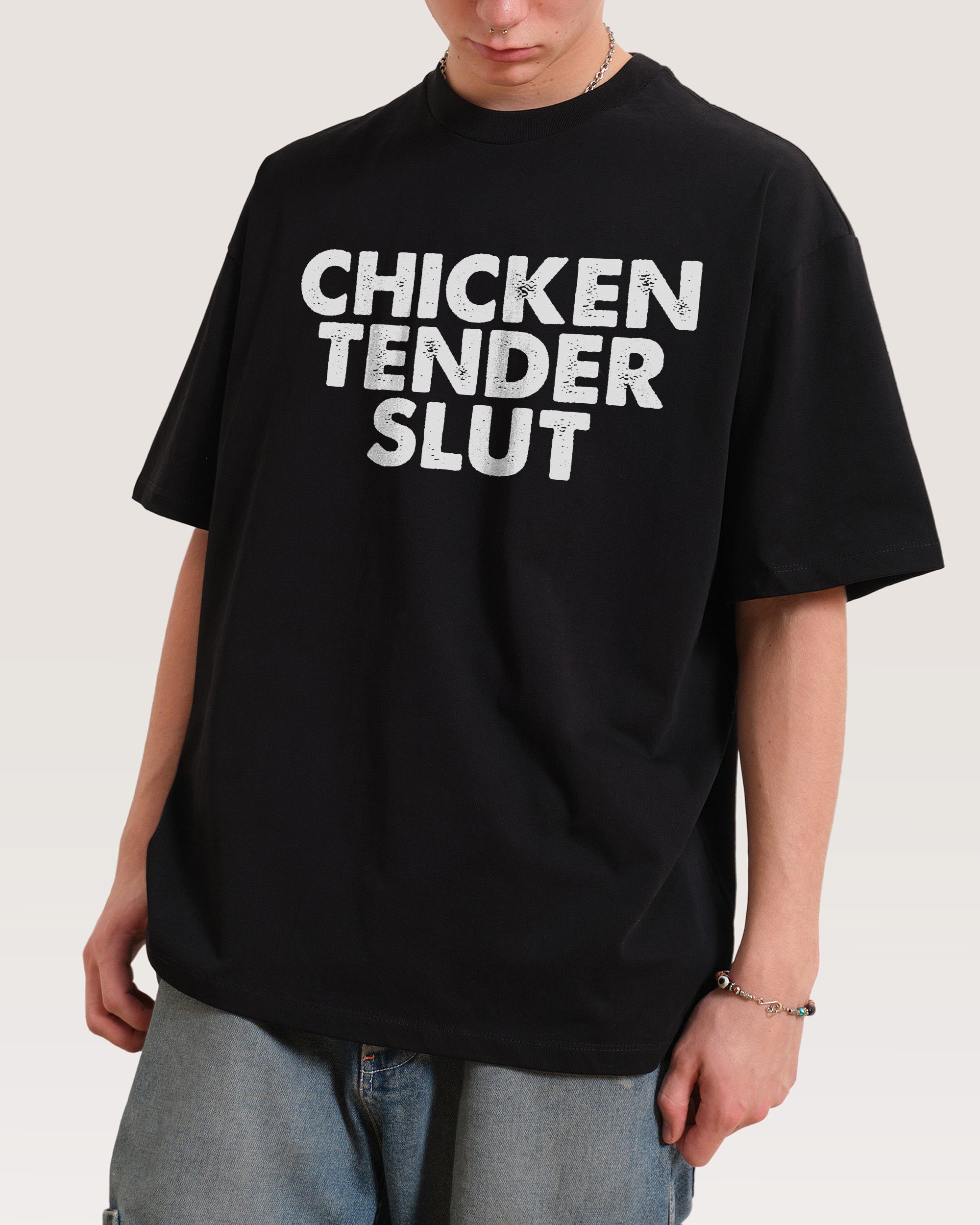 Chicken Tender Slut Oversized Tee Australia Threadheads Online