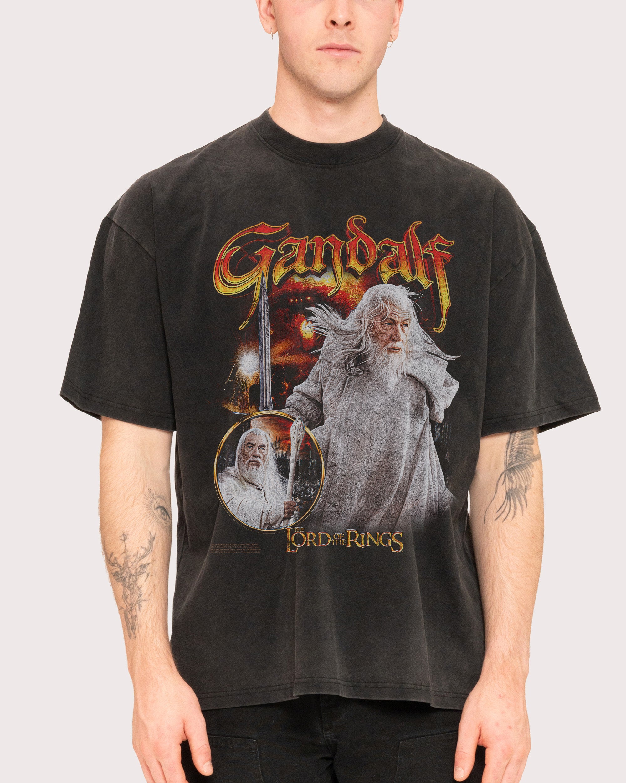 Gandalf the White Oversized Tee | Official Lord of the Rings Merch