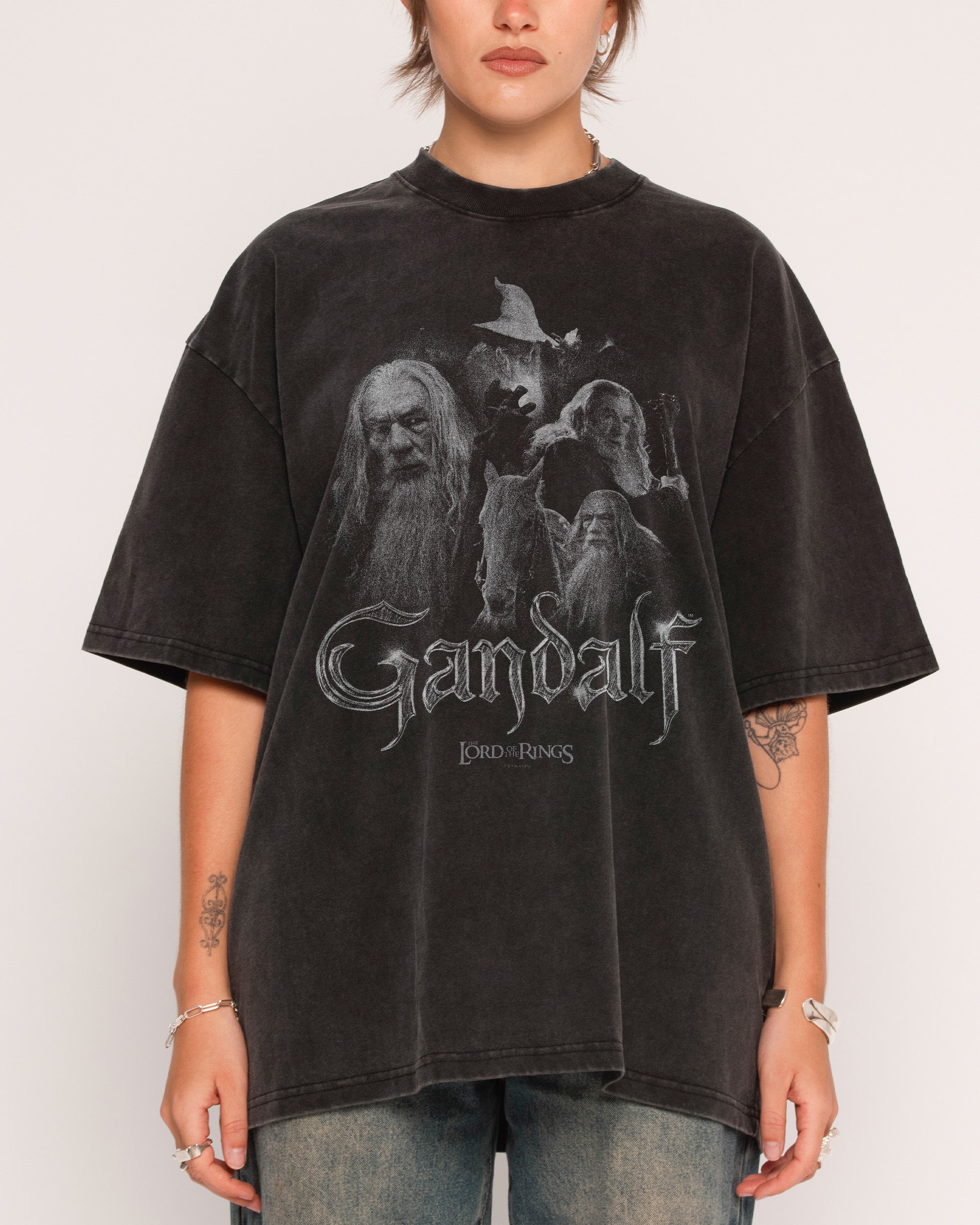 Gandalf the Grey Wash Tee Australia Threadheads Online