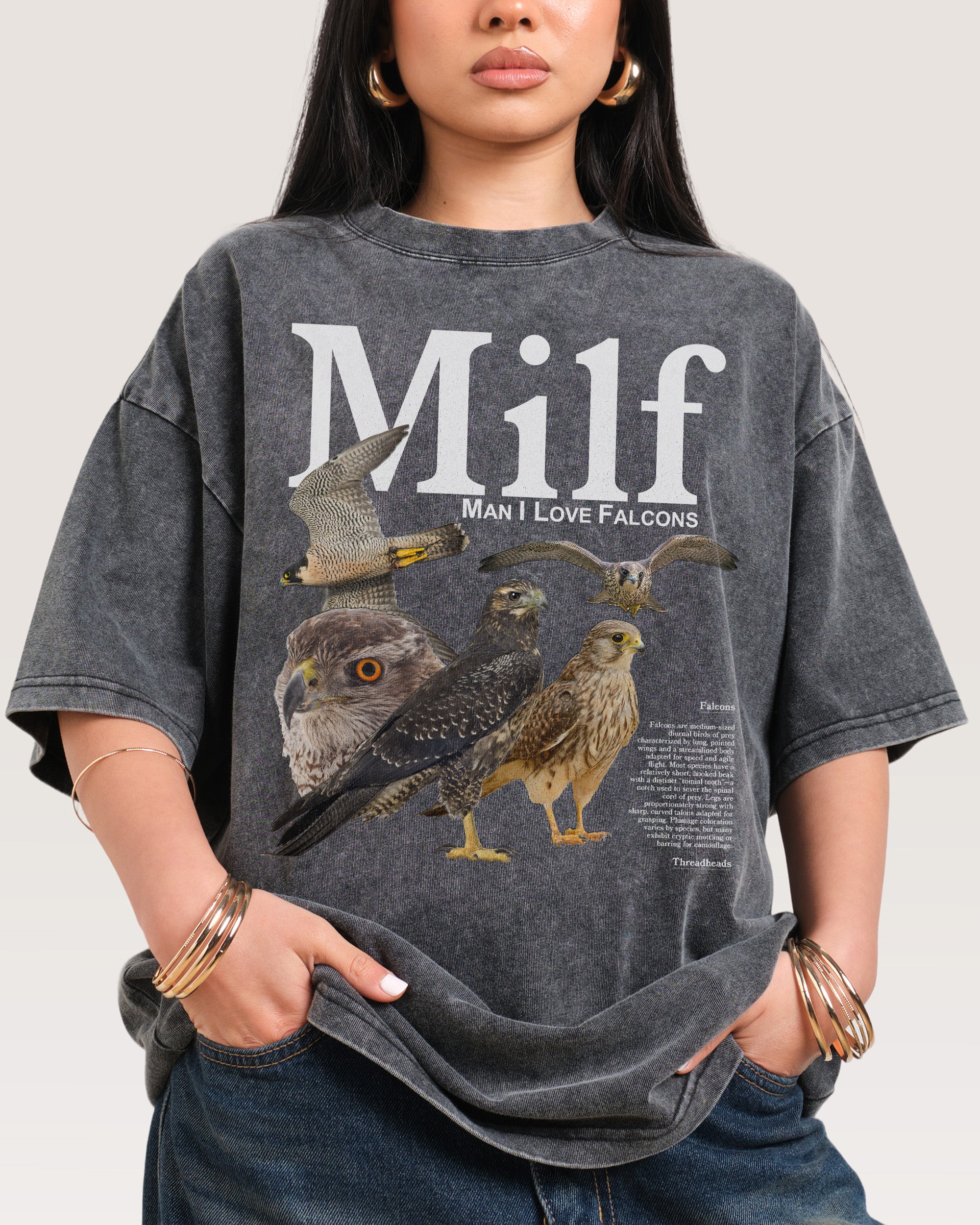 Man I Love Falcons Wash Tee