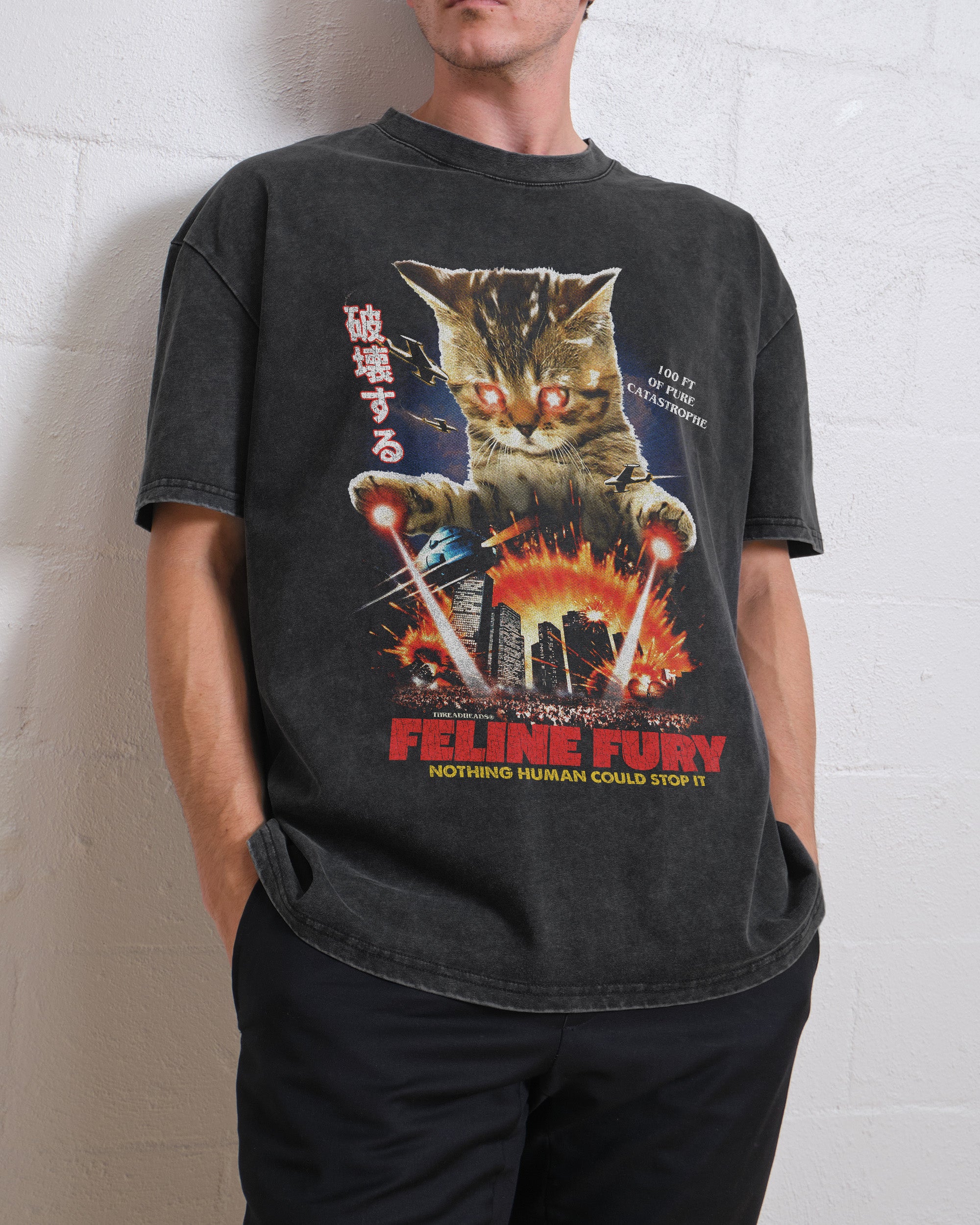 Feline Fury Wash Tee Australia Online