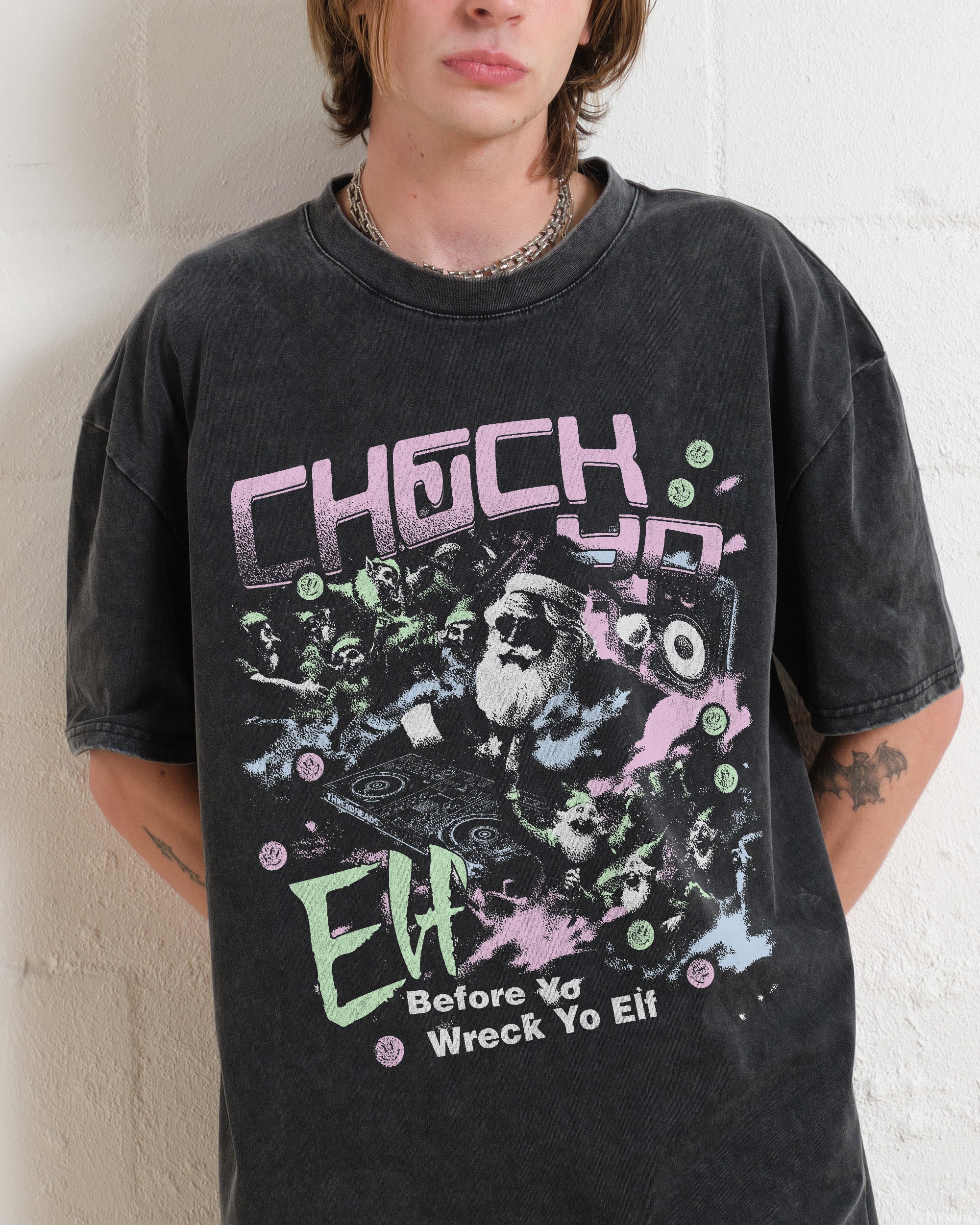 Check Yo Elf Wash Tee