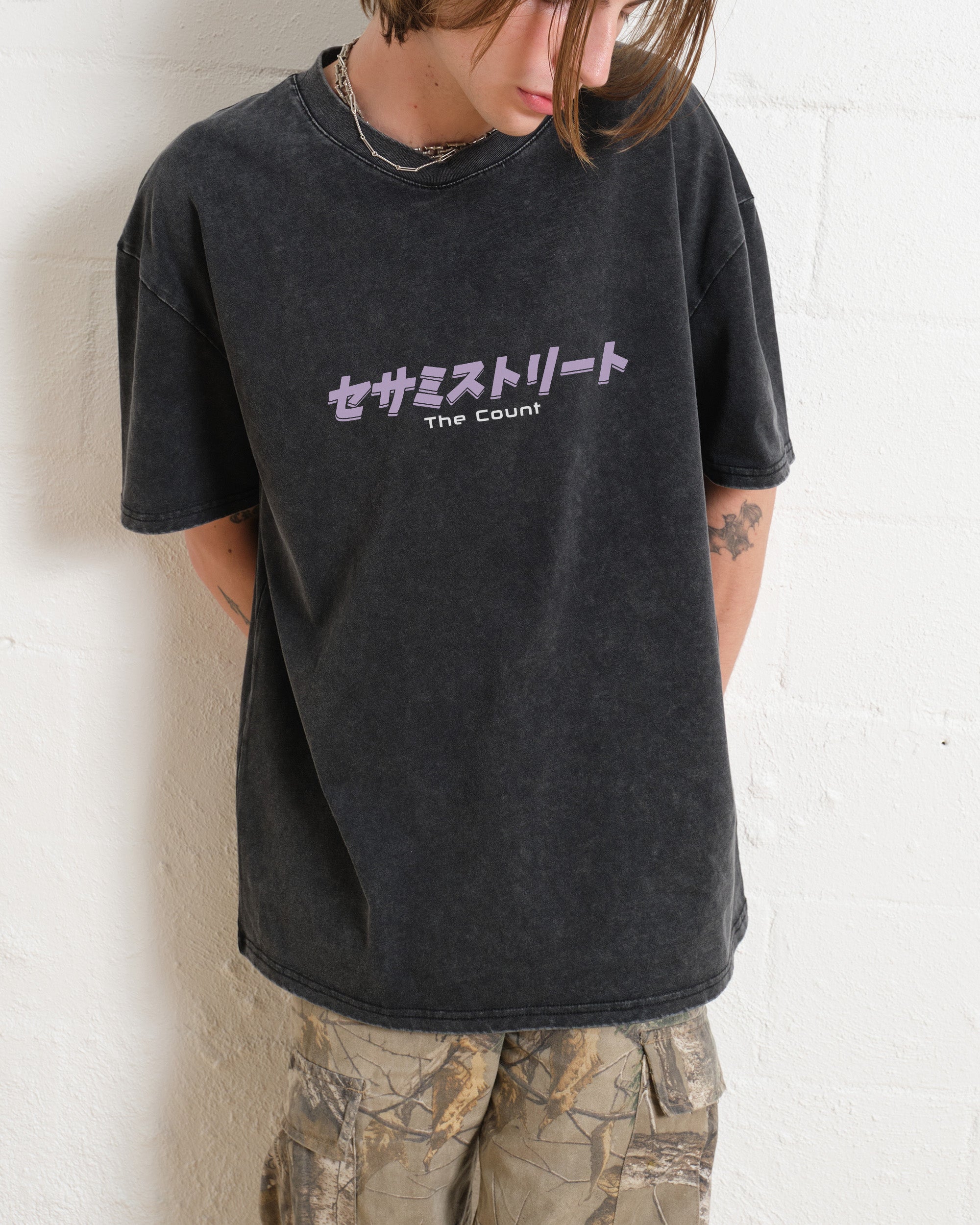 Japan Count Front and Back Wash Tee Australia Online Threadheads