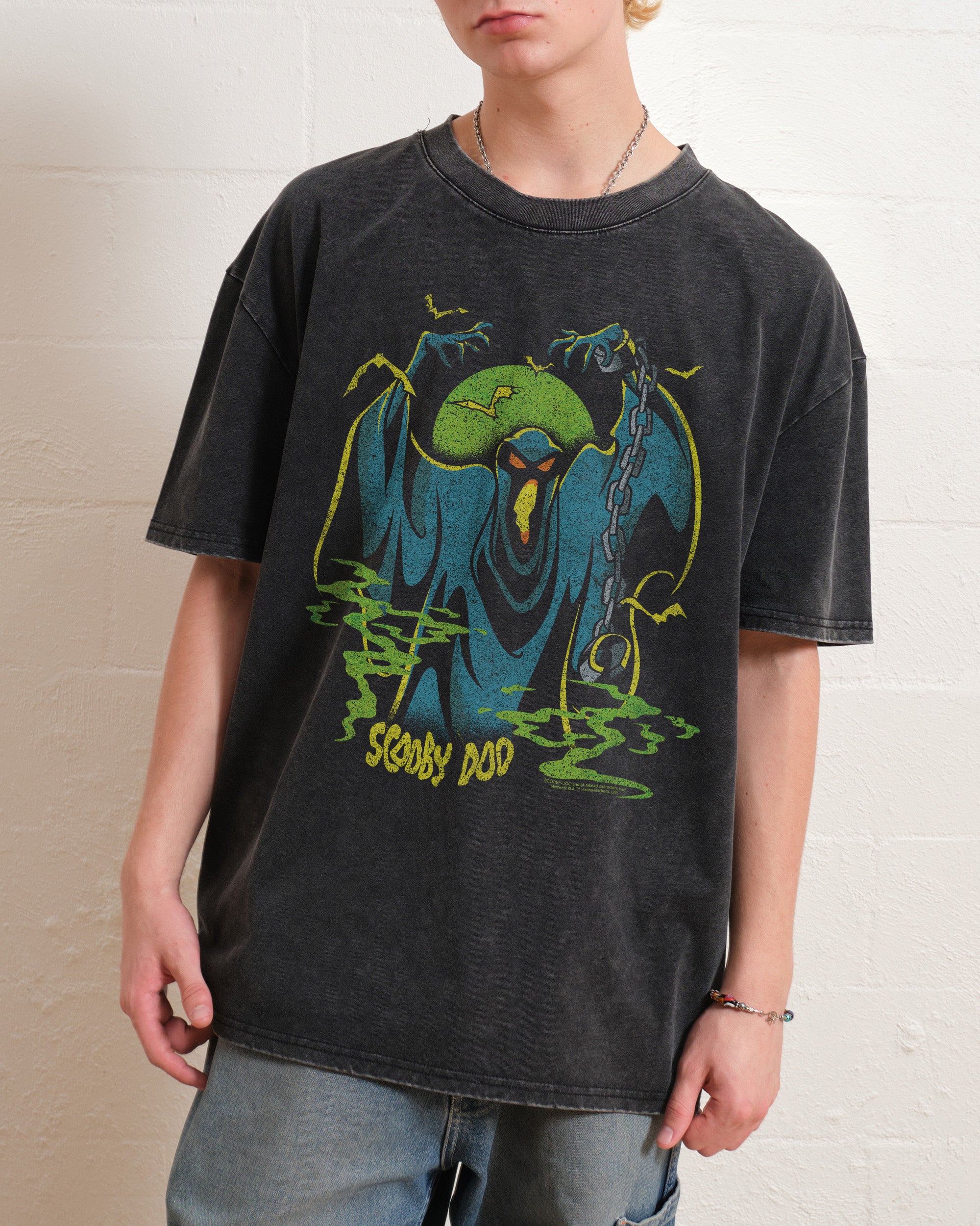 Scooby-Doo Green Ghost Wash Tee