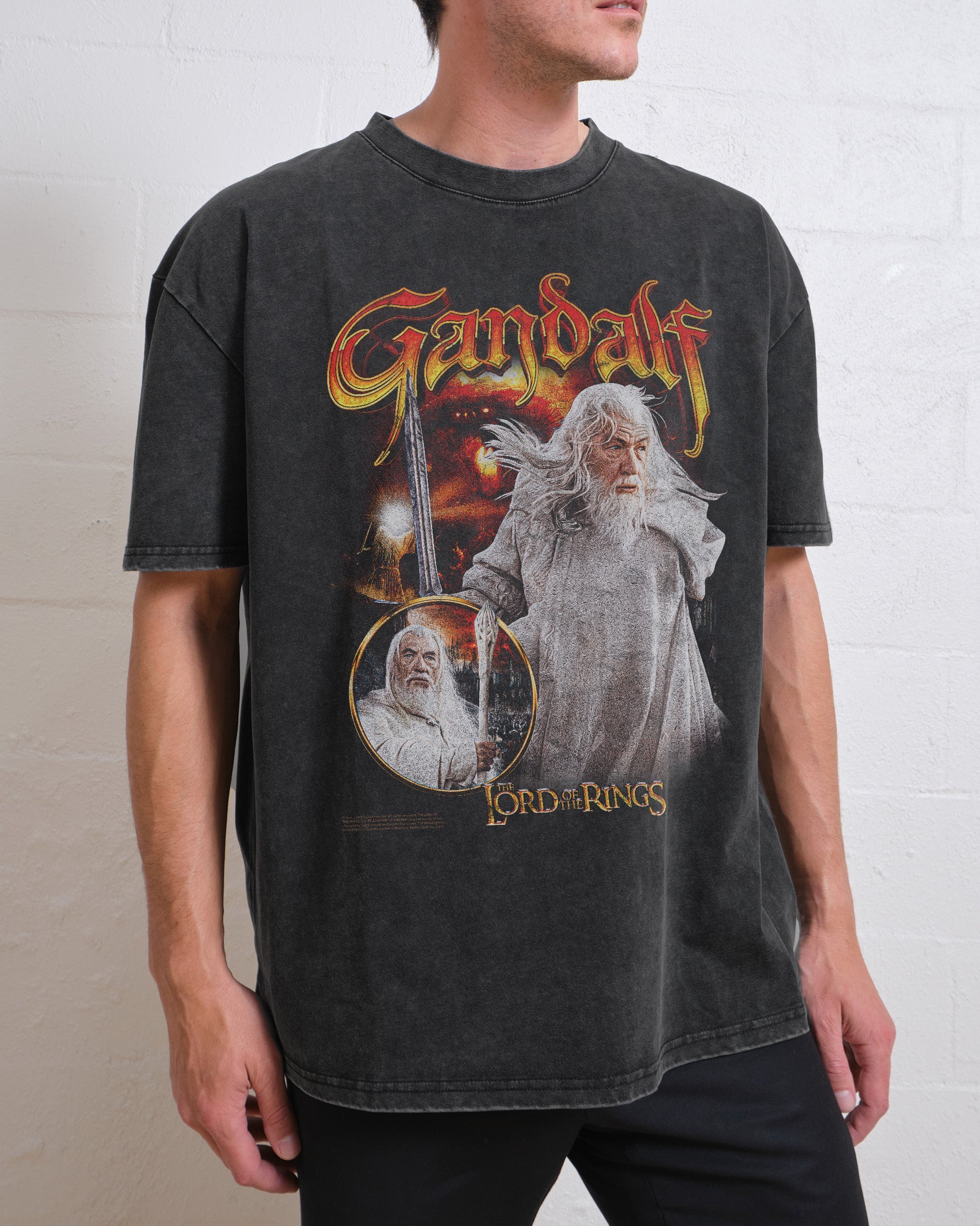 Gandalf the White Oversized Tee | Official Lord of the Rings Merch