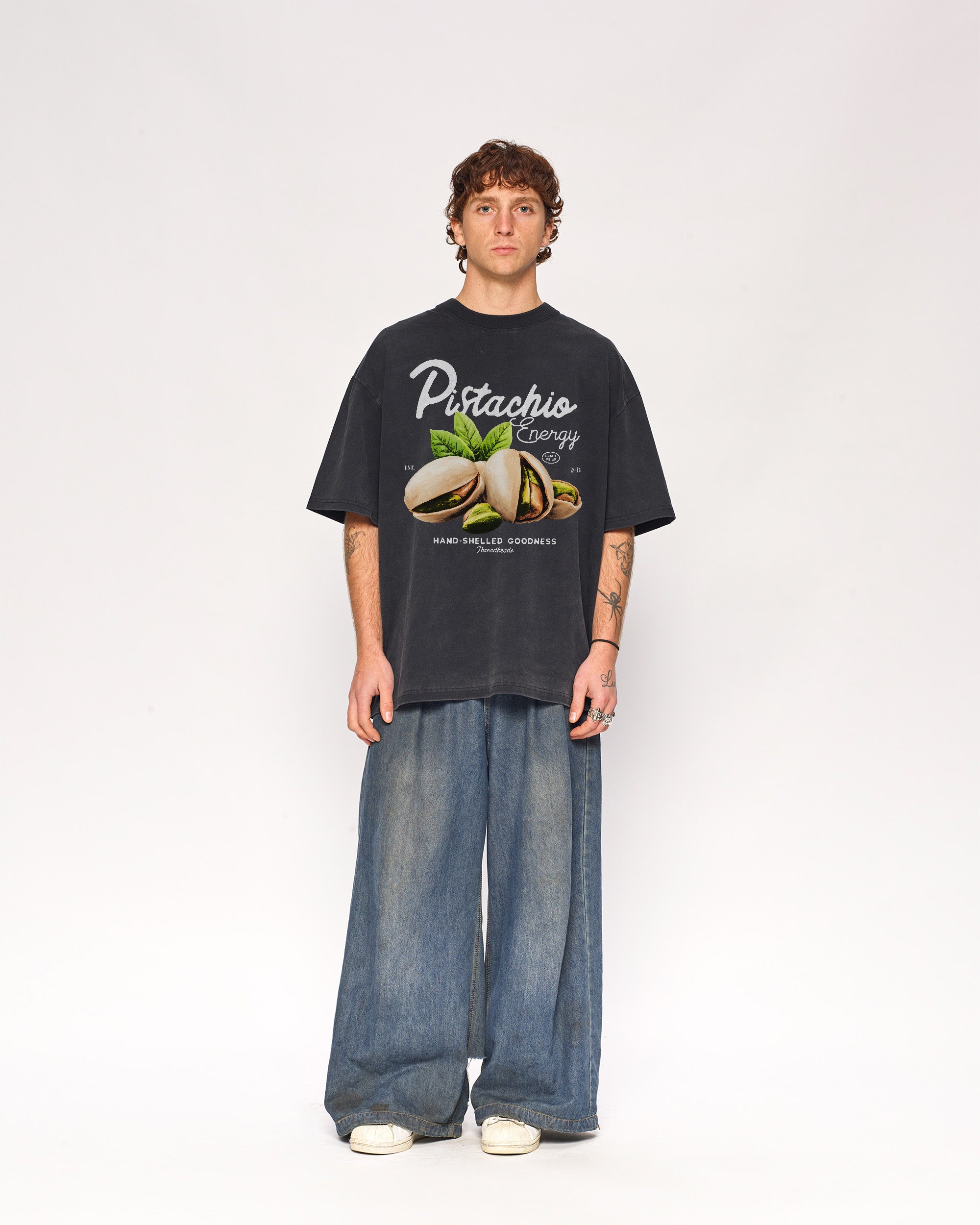 Pistachio Energy Wash Tee