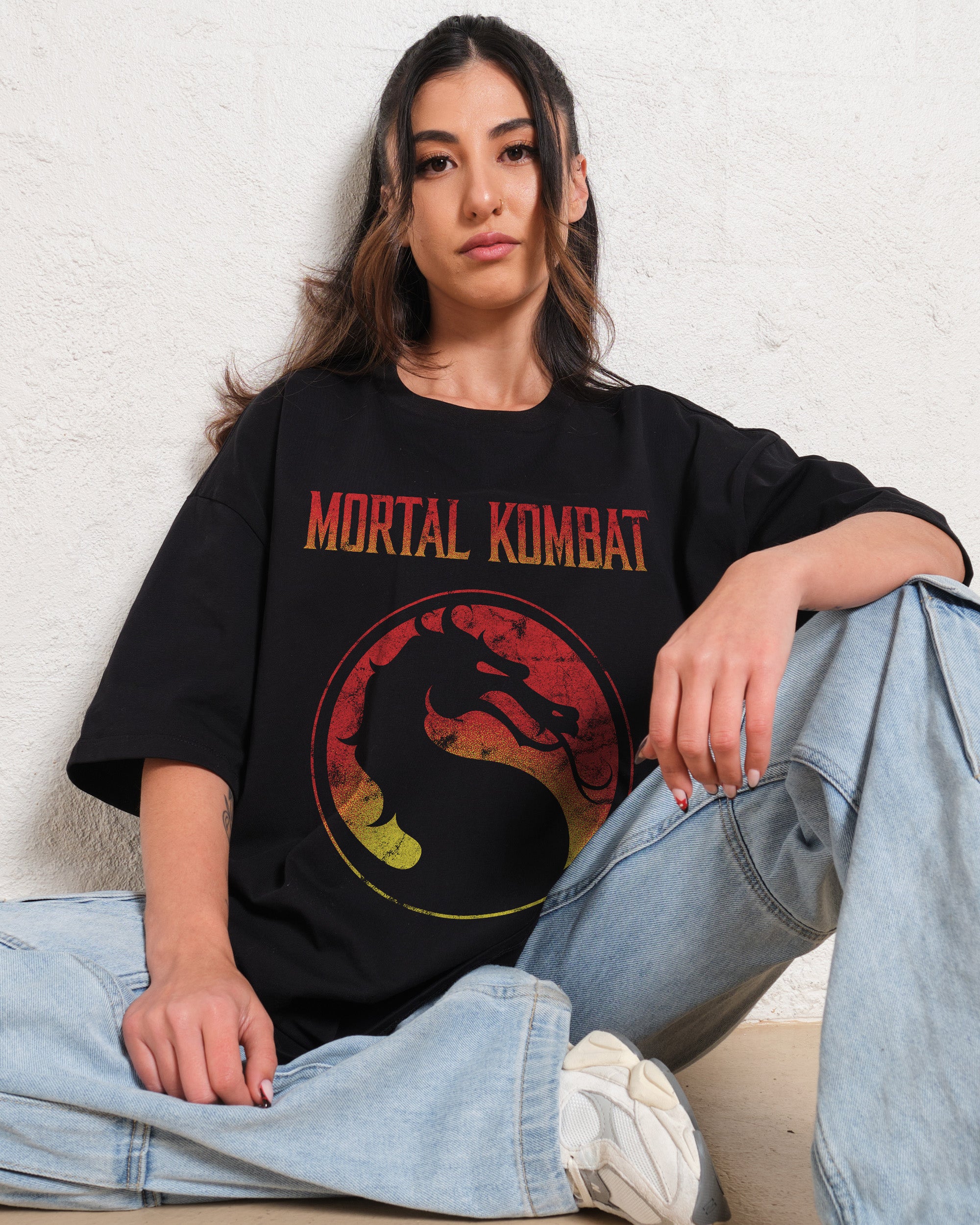 Mortal Kombat Logo Oversized Tee