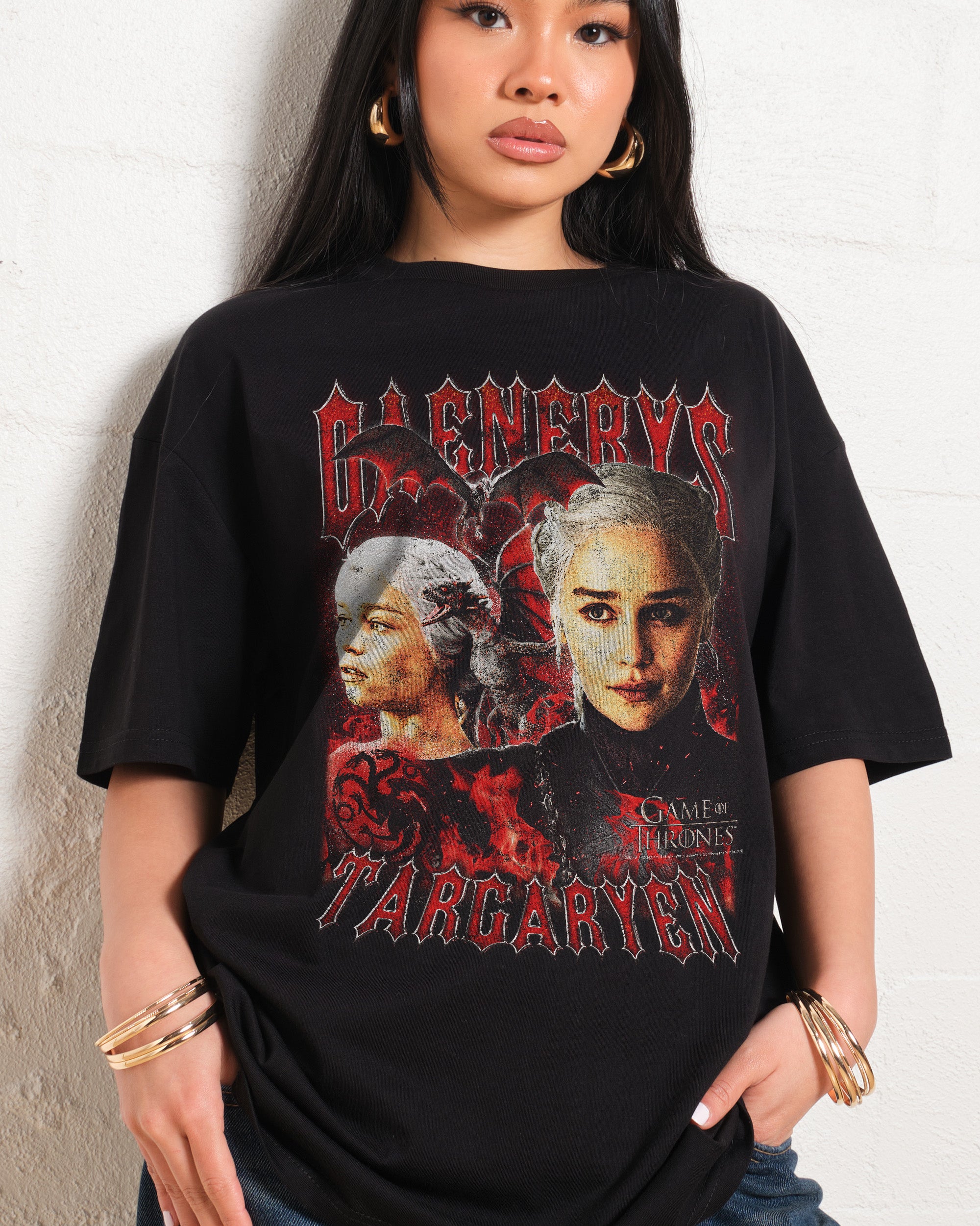 Vintage Daenerys Targaryen Oversized Tee