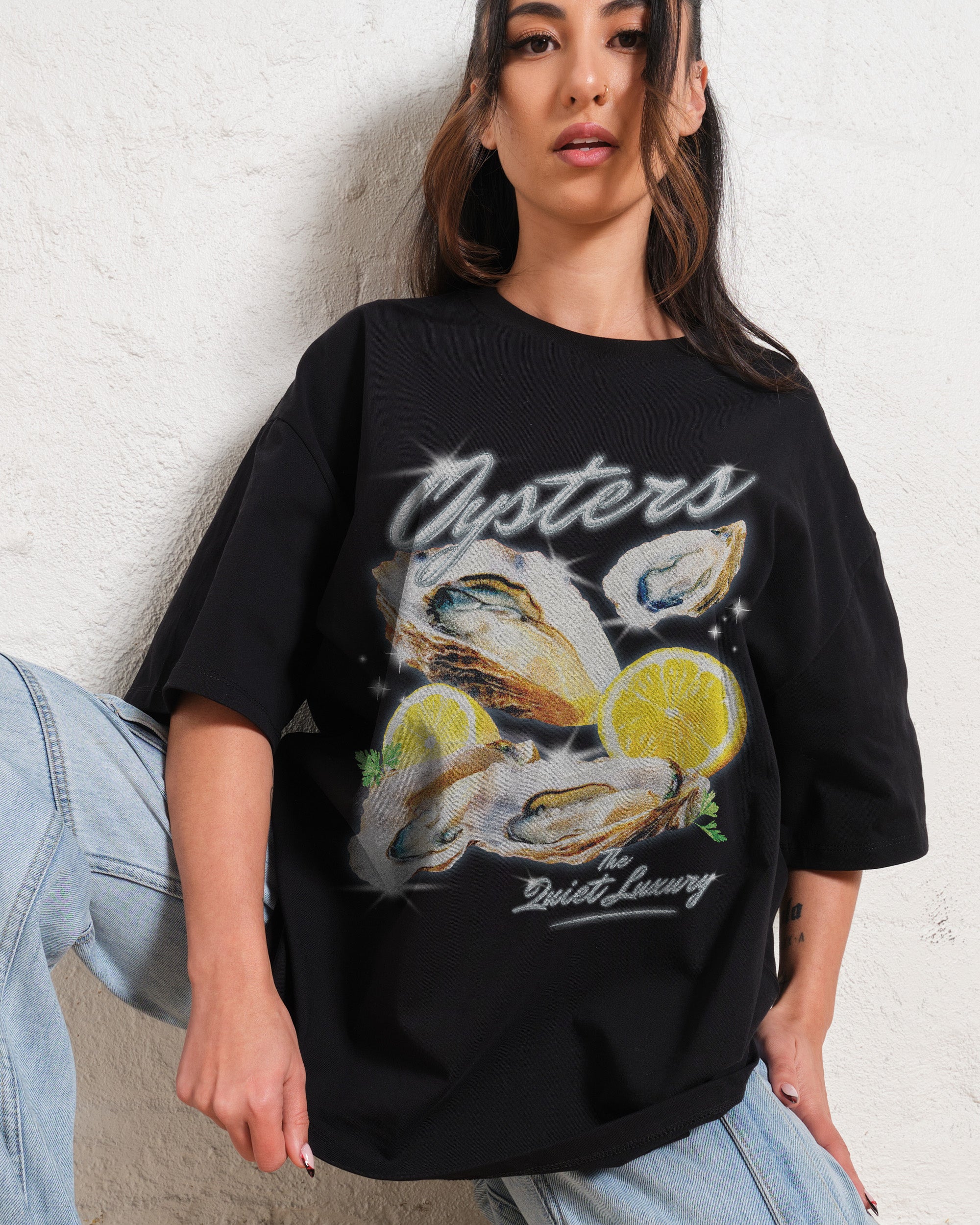 Oysters, The Quiet Luxury Oversized Tee