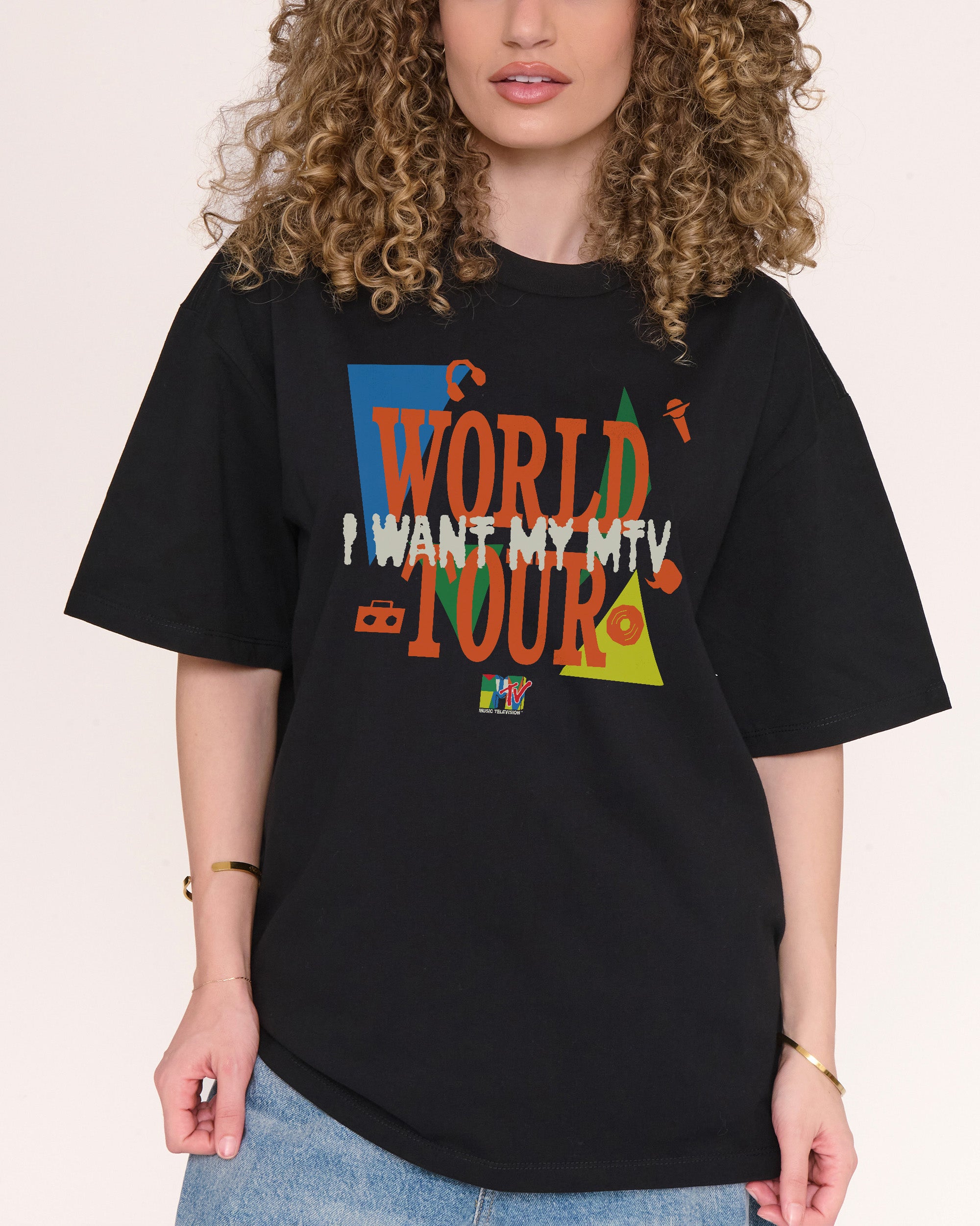 MTV World Tour Oversized Tee | Official MTV collab