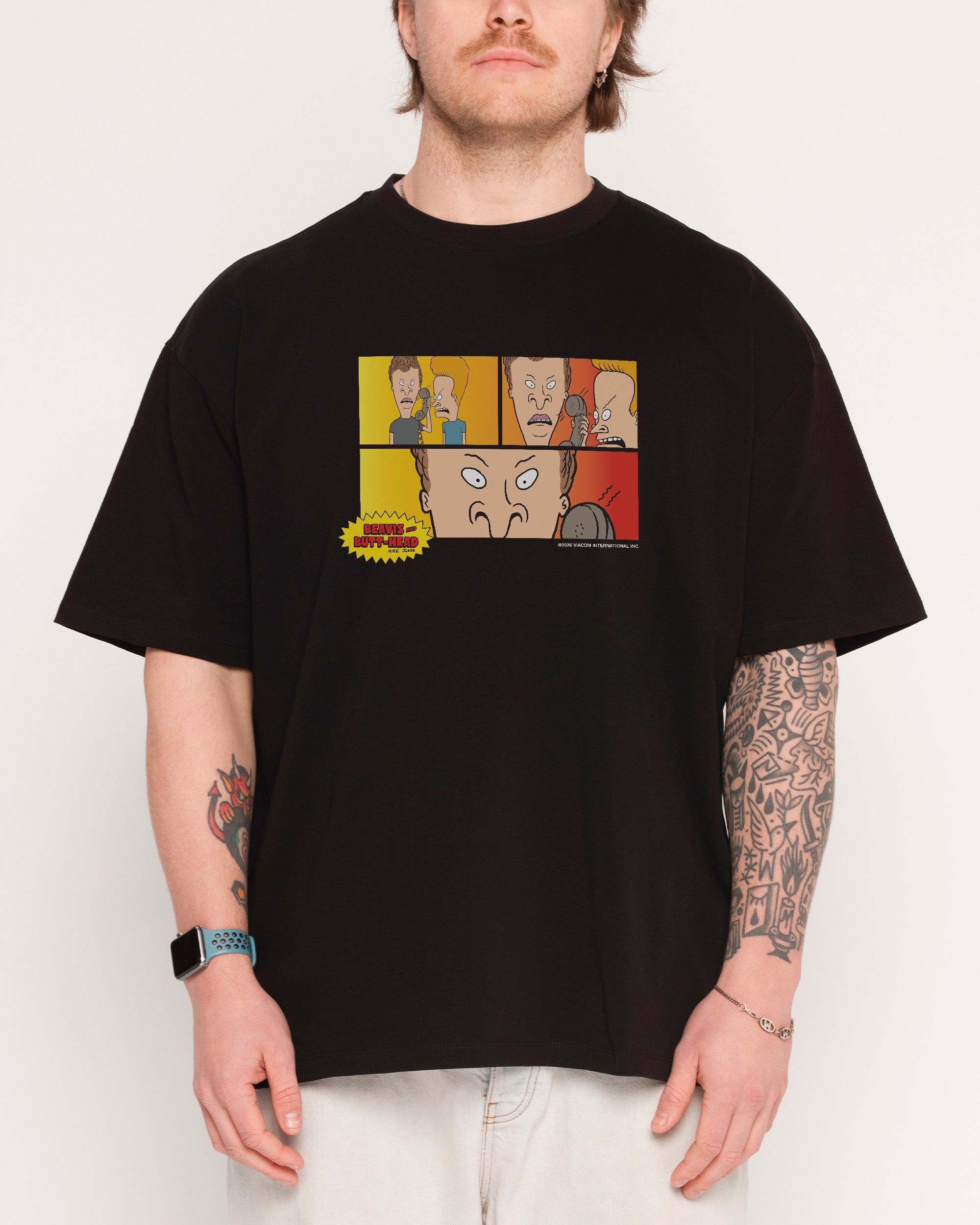 Couch Life Black Oversized Tee