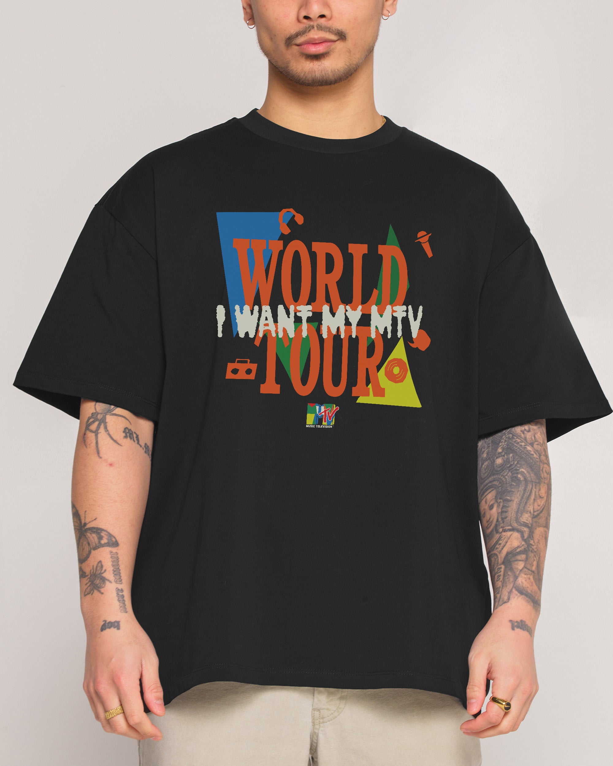 MTV World Tour Oversized Tee | Official MTV collab