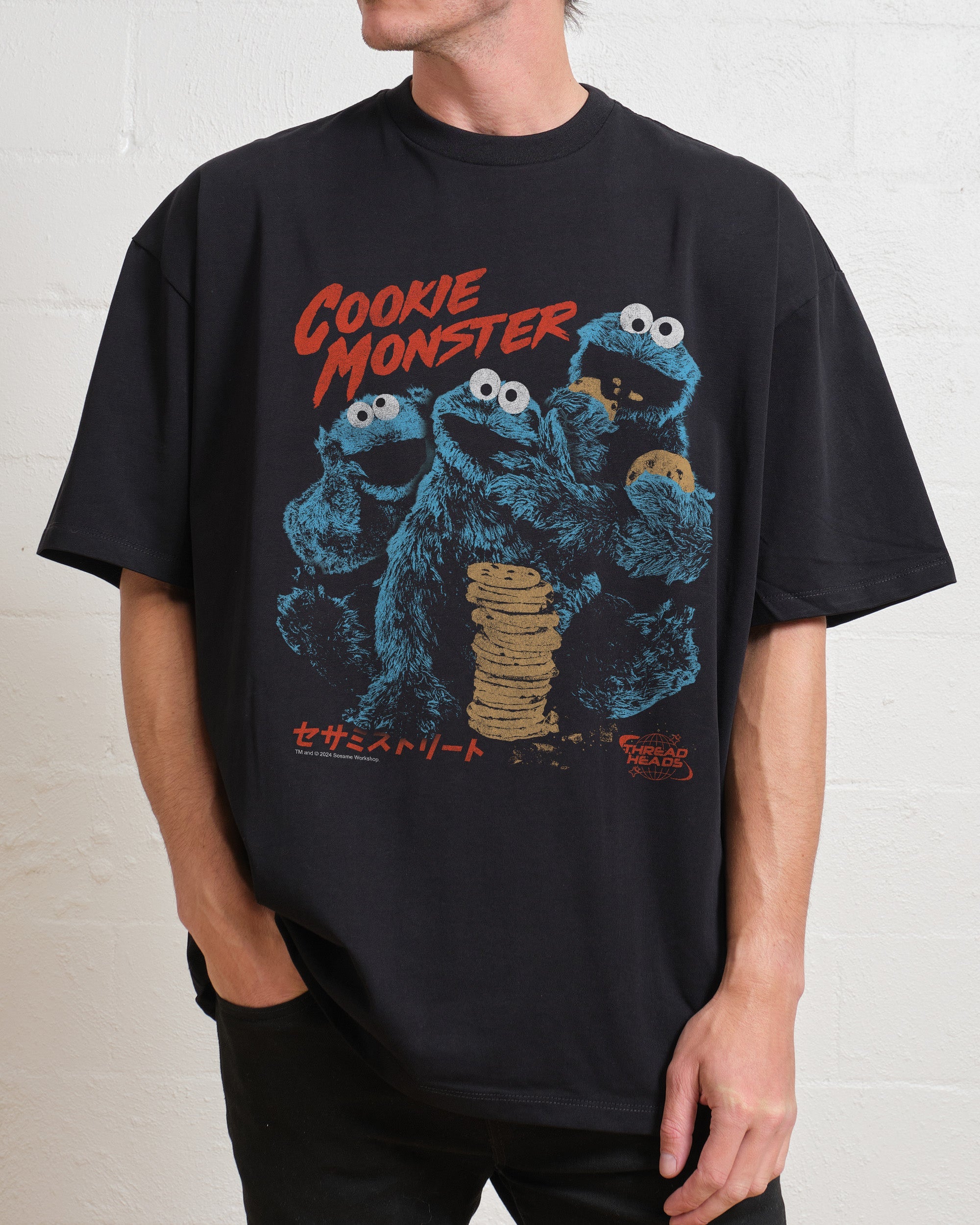 Cookie Kaiju Oversized Tee Australia Online Black