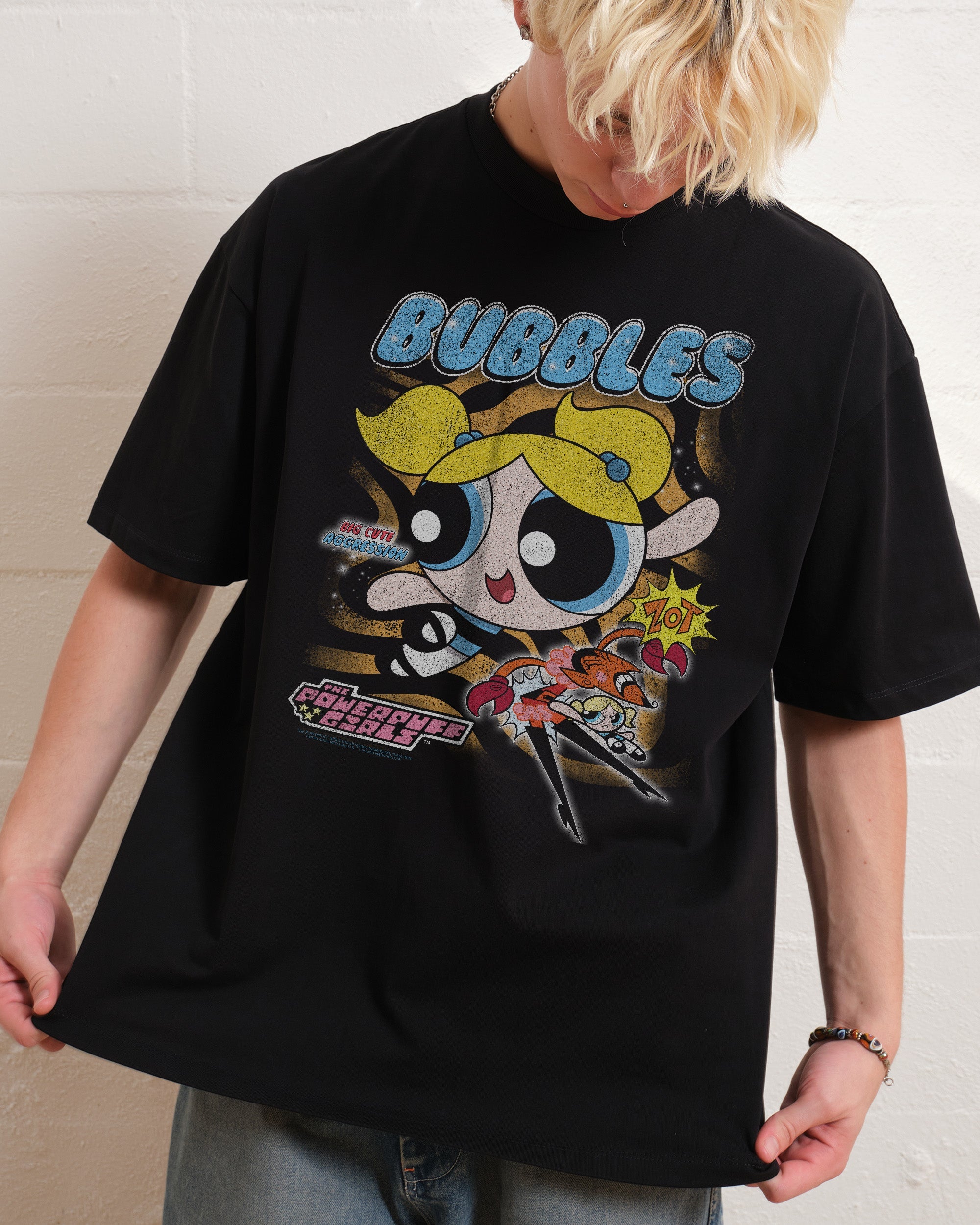 Bubbles Oversized Tee Australia Online Black